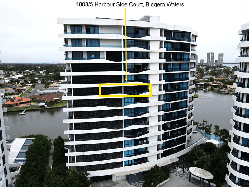 1808/5 Harbour Side Court, BIGGERA WATERS, QLD 4216