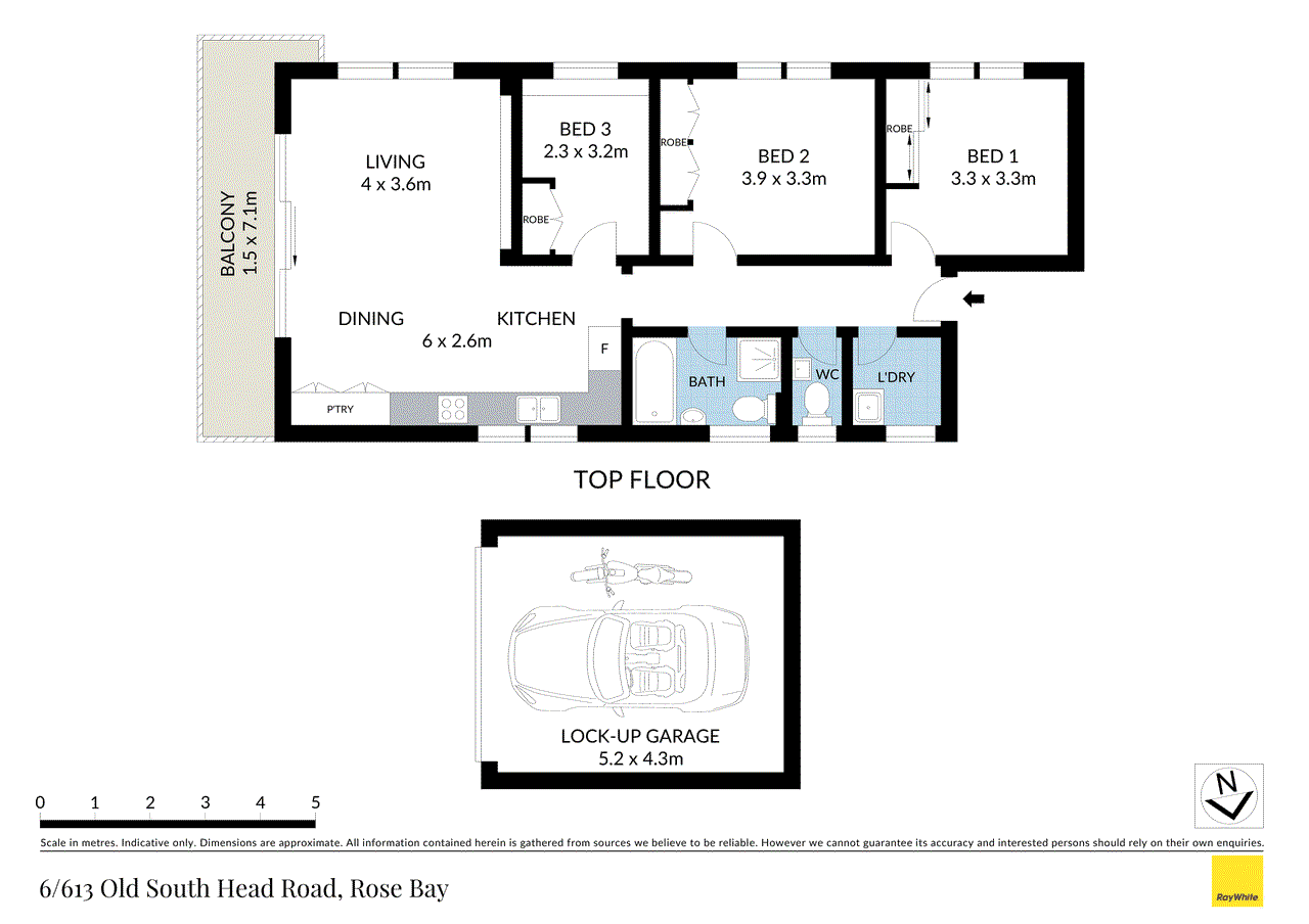 6/613 Old South Head Road, ROSE BAY, NSW 2029