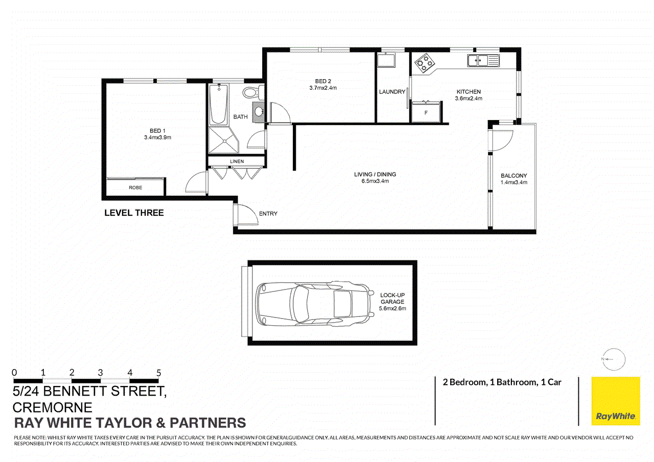 5/24 Bennett Street, CREMORNE, NSW 2090