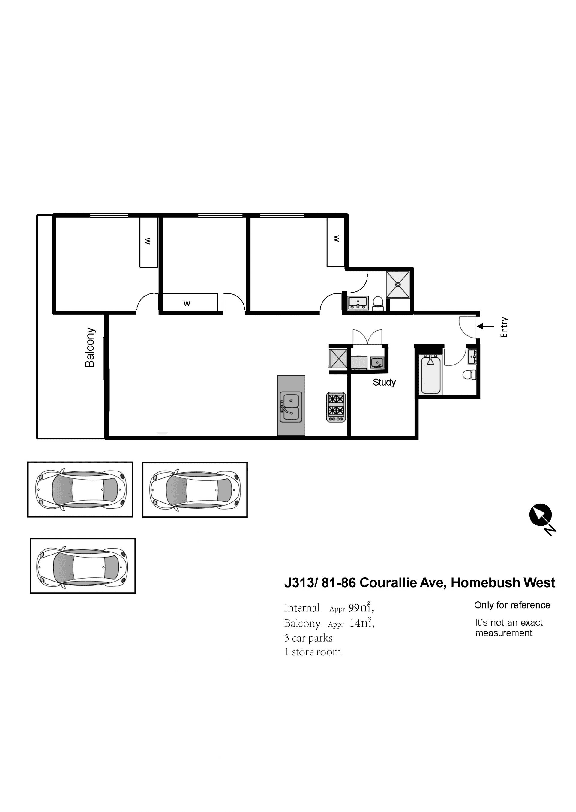 J313/81-86 Courallie Avenue, Homebush West, NSW 2140