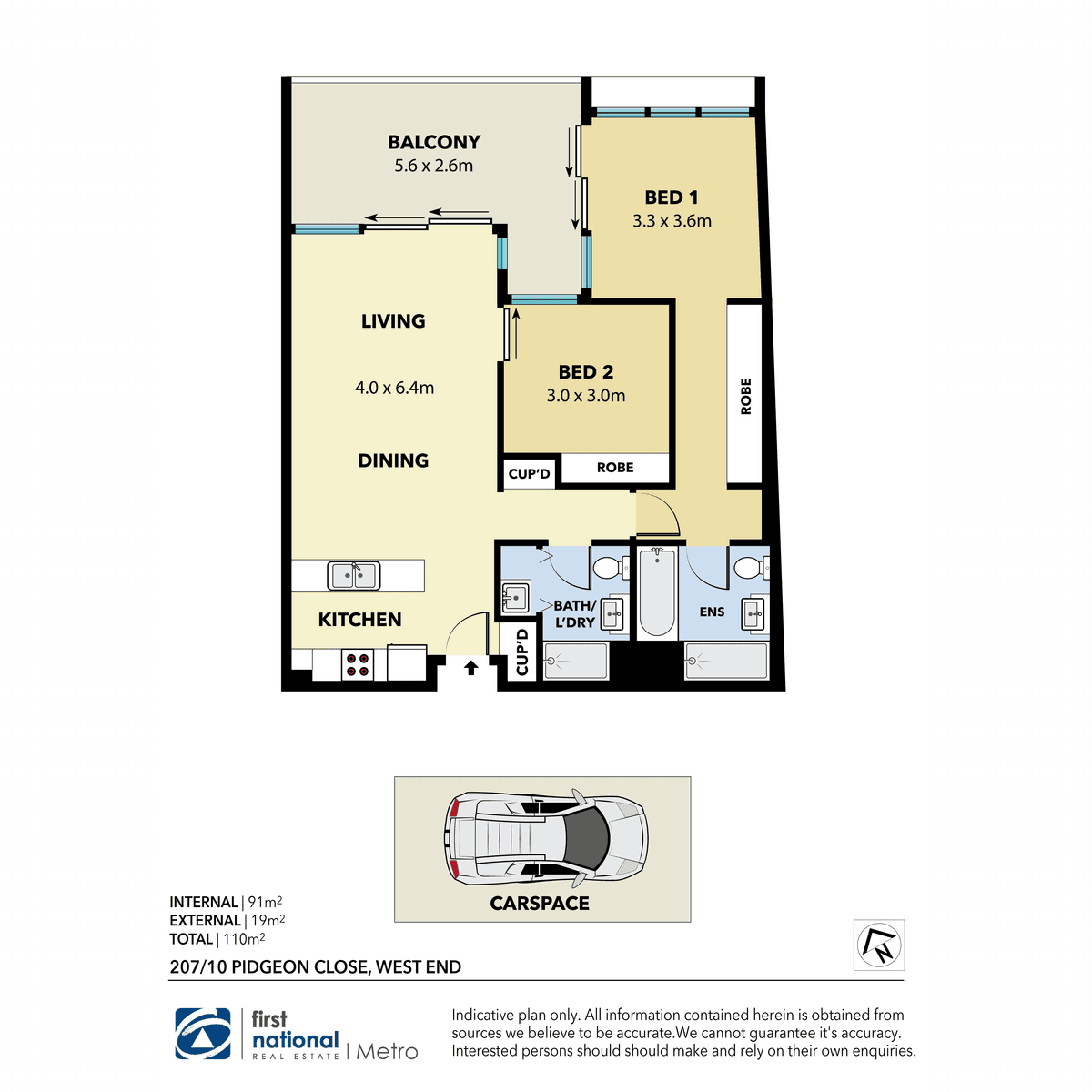 207/10 Pidgeon Close, West End, QLD 4101