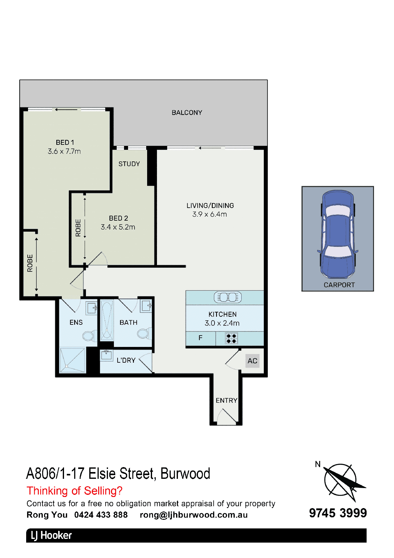 806A/1-17 Elsie Street, BURWOOD, NSW 2134