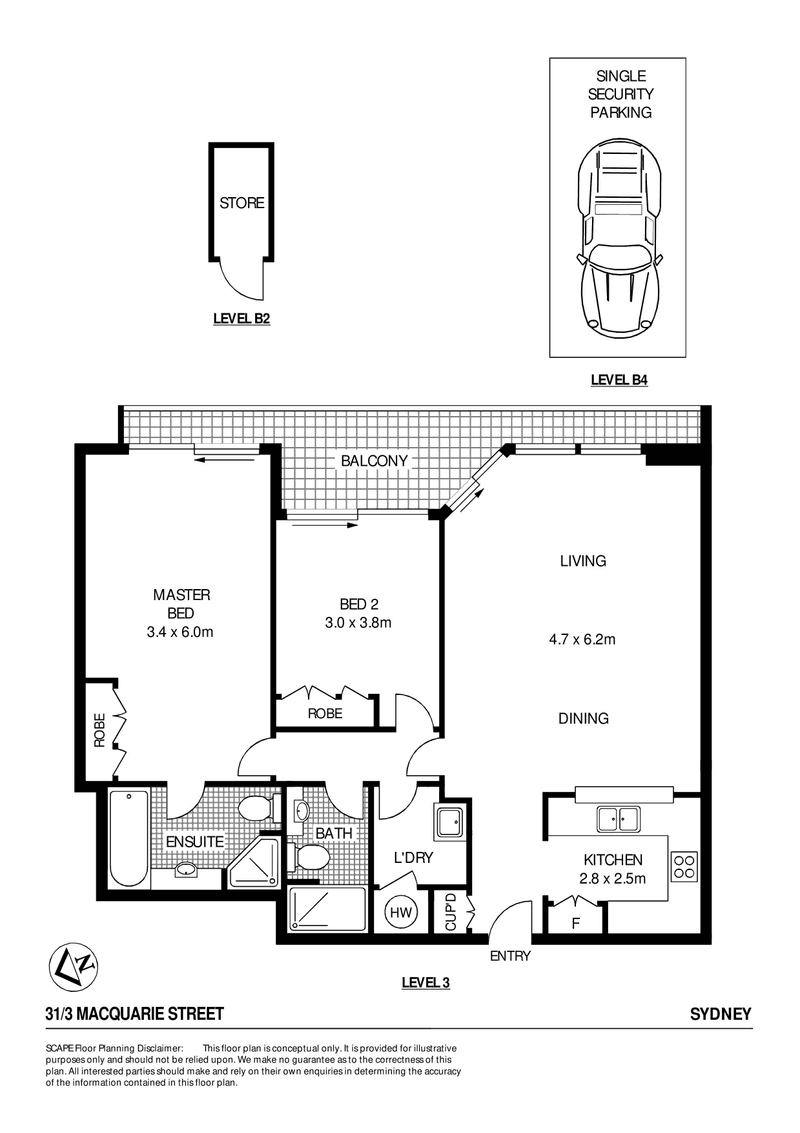 31/3 Macquarie Street, Sydney, NSW 2000