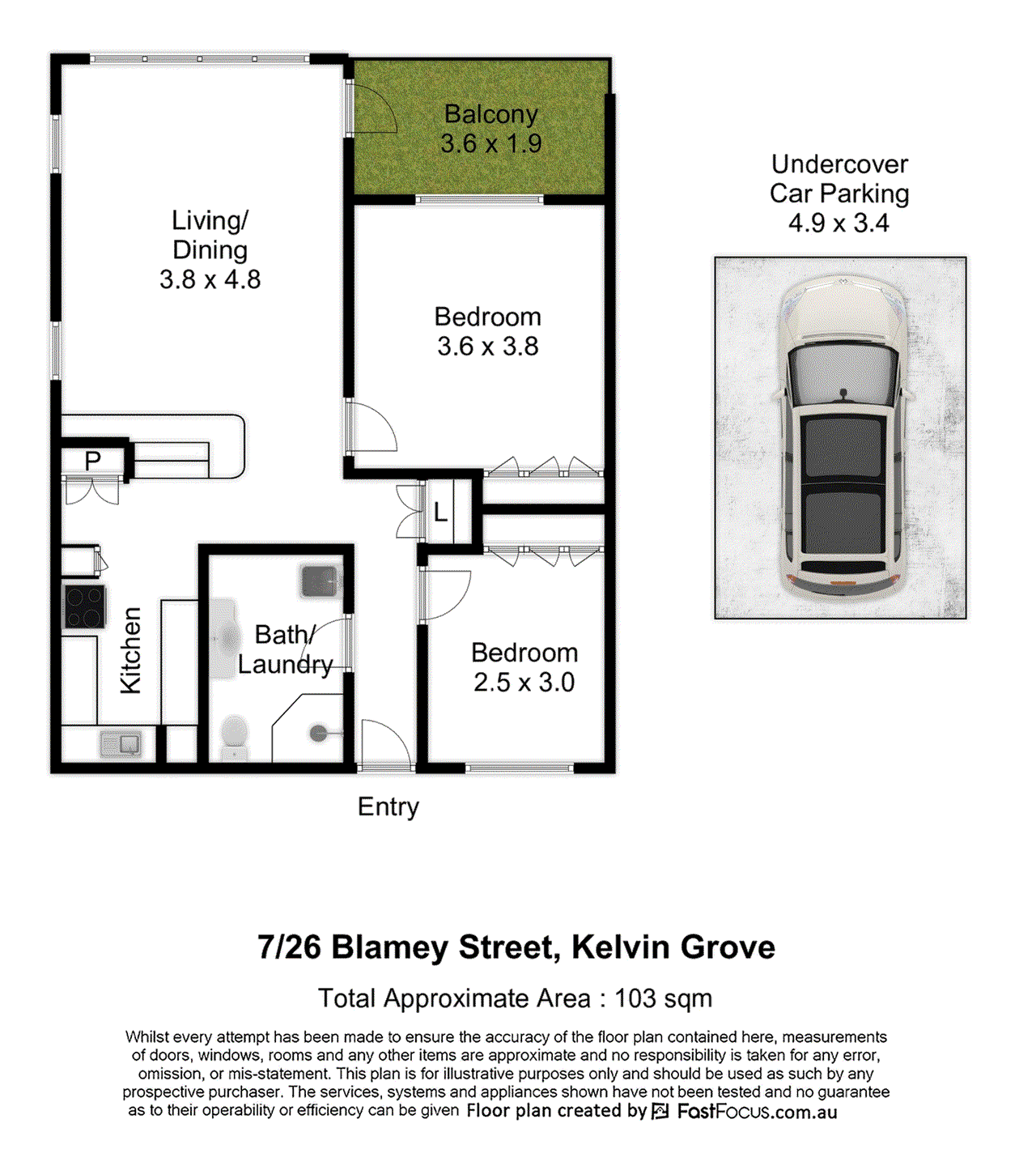 7/26 Blamey Street, KELVIN GROVE, QLD 4059