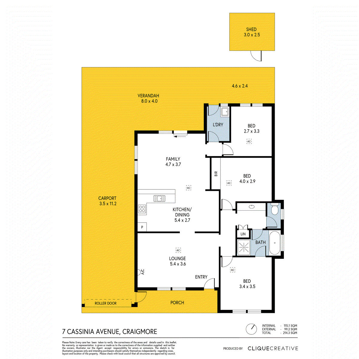 7 Cassinia Street, CRAIGMORE, SA 5114