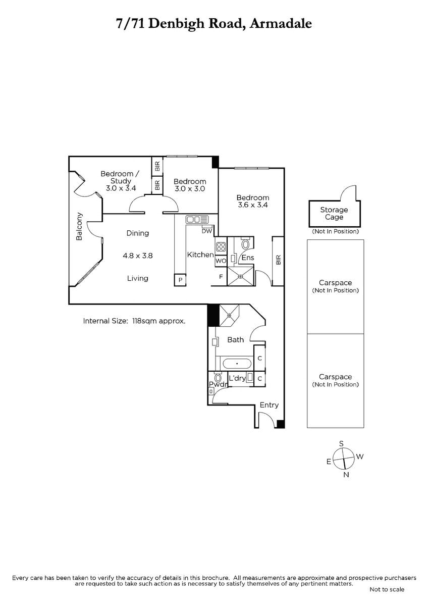 7/71 Denbigh Road, Armadale, VIC 3143