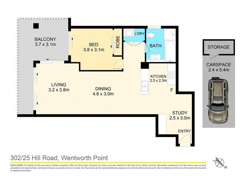 302/25 Hill Road, WENTWORTH POINT, NSW 2127