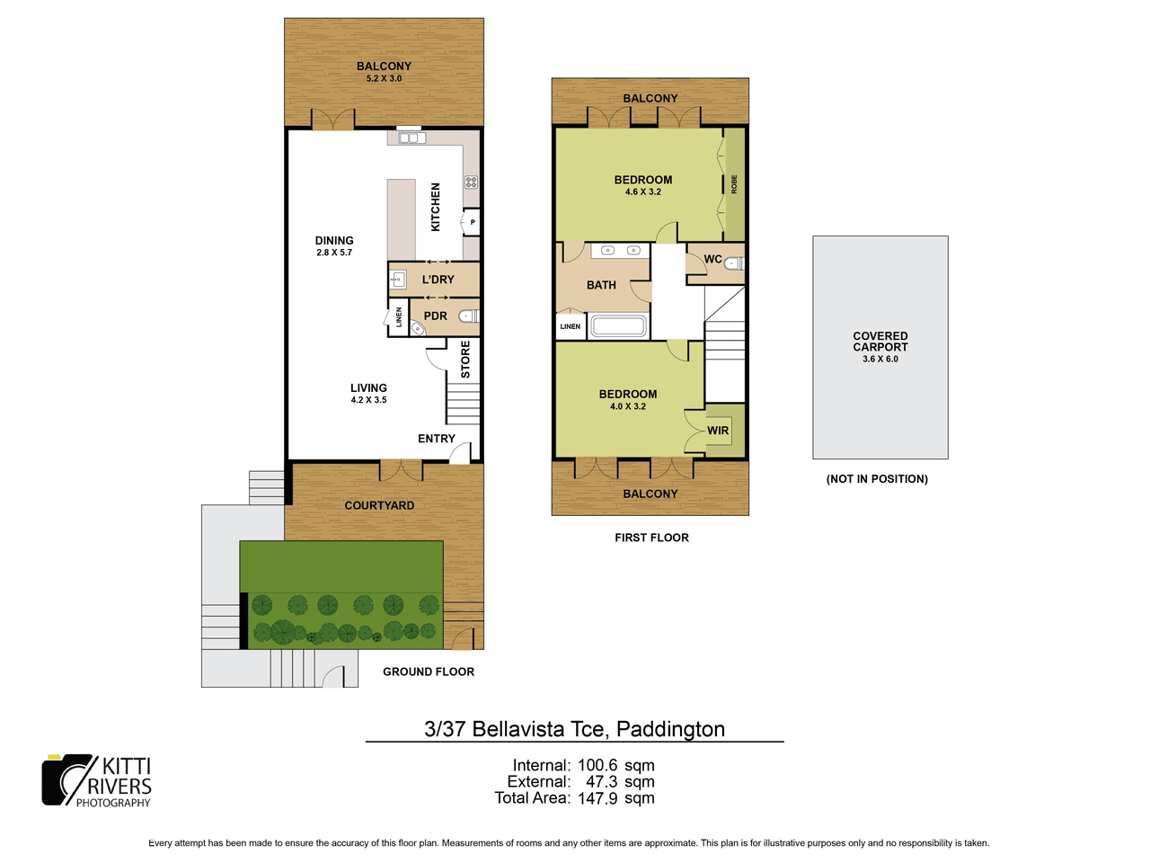 3/37 Bellavista Terrace, PADDINGTON, QLD 4064