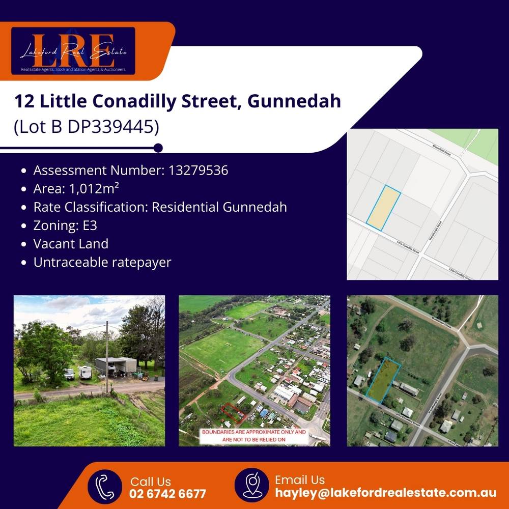 Unpaid Rates & Charg Auction, Gunnedah, NSW 2380