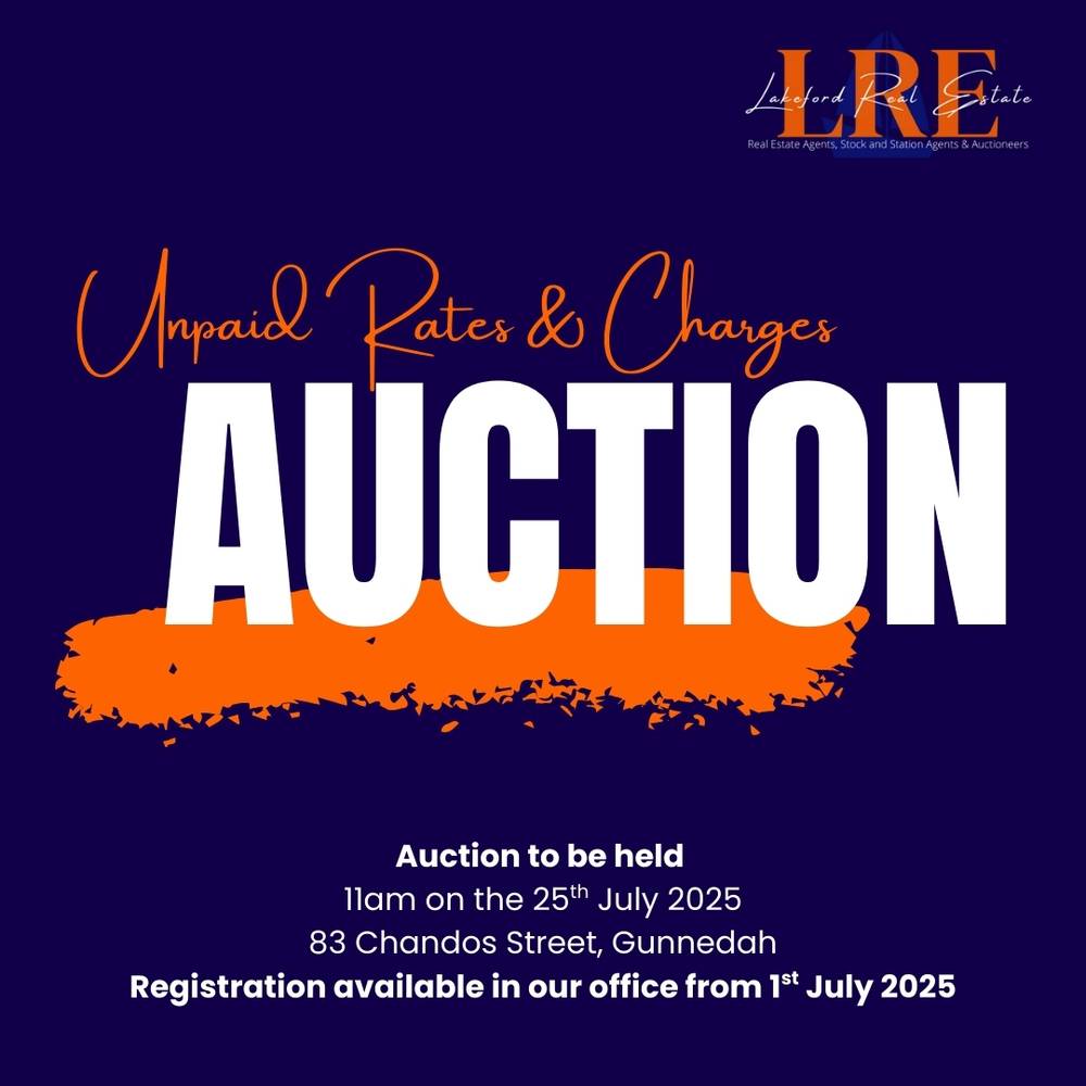 Unpaid Rates & Charg Auction, Gunnedah, NSW 2380