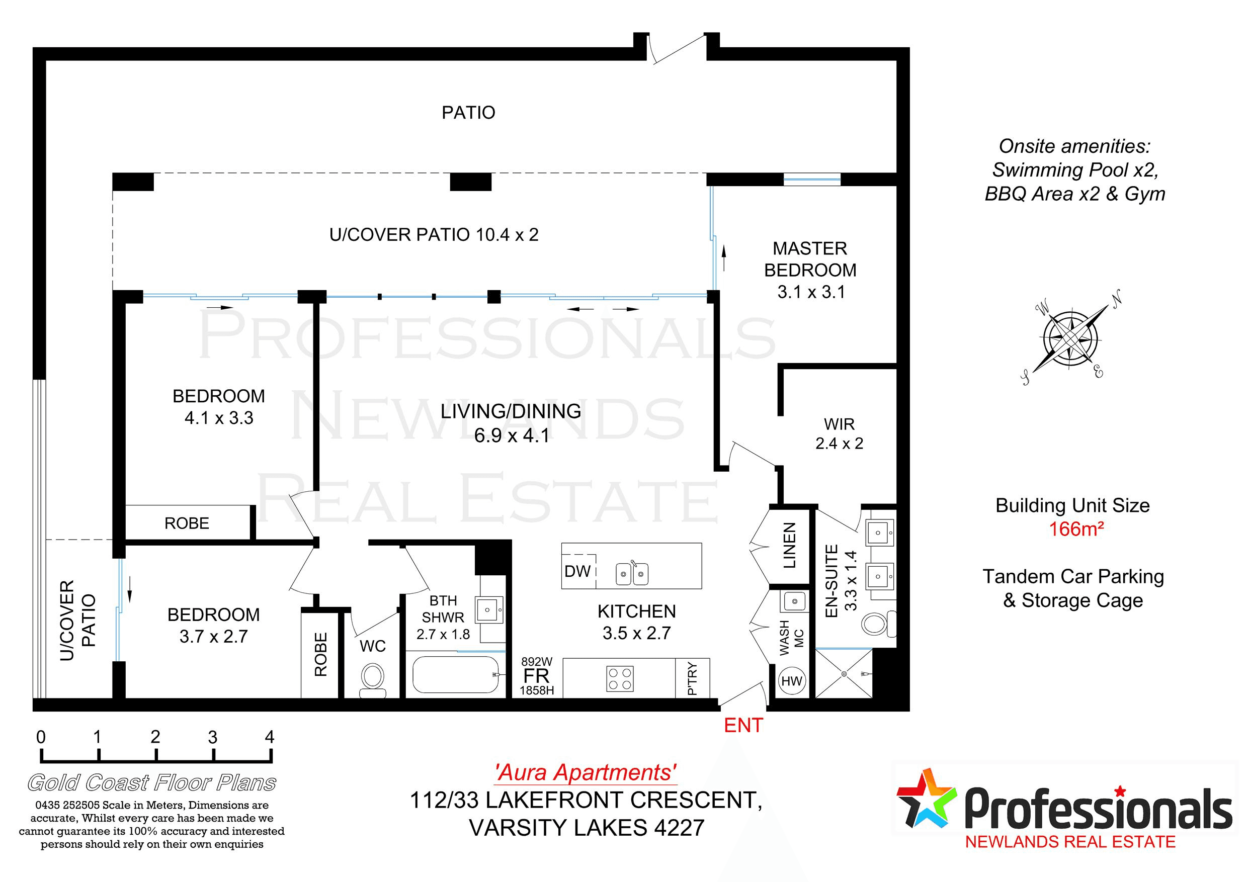 112/33 Lakefront Crescent, "Aura Apartments", VARSITY LAKES, QLD 4227