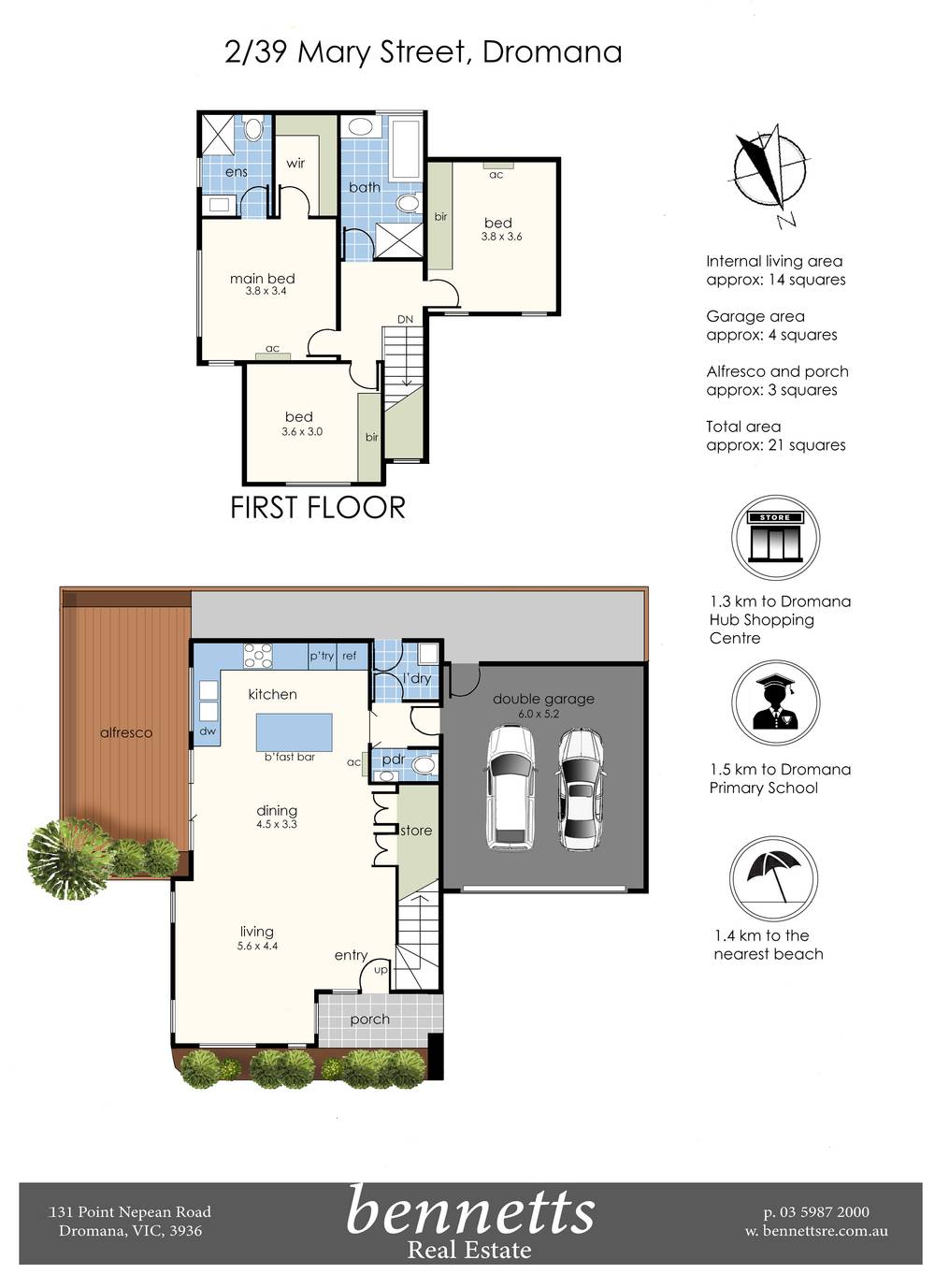 2/39 Mary Street, DROMANA, VIC 3936