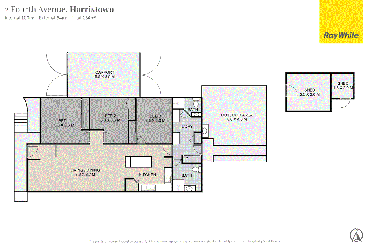 2 Fourth Avenue, HARRISTOWN, QLD 4350