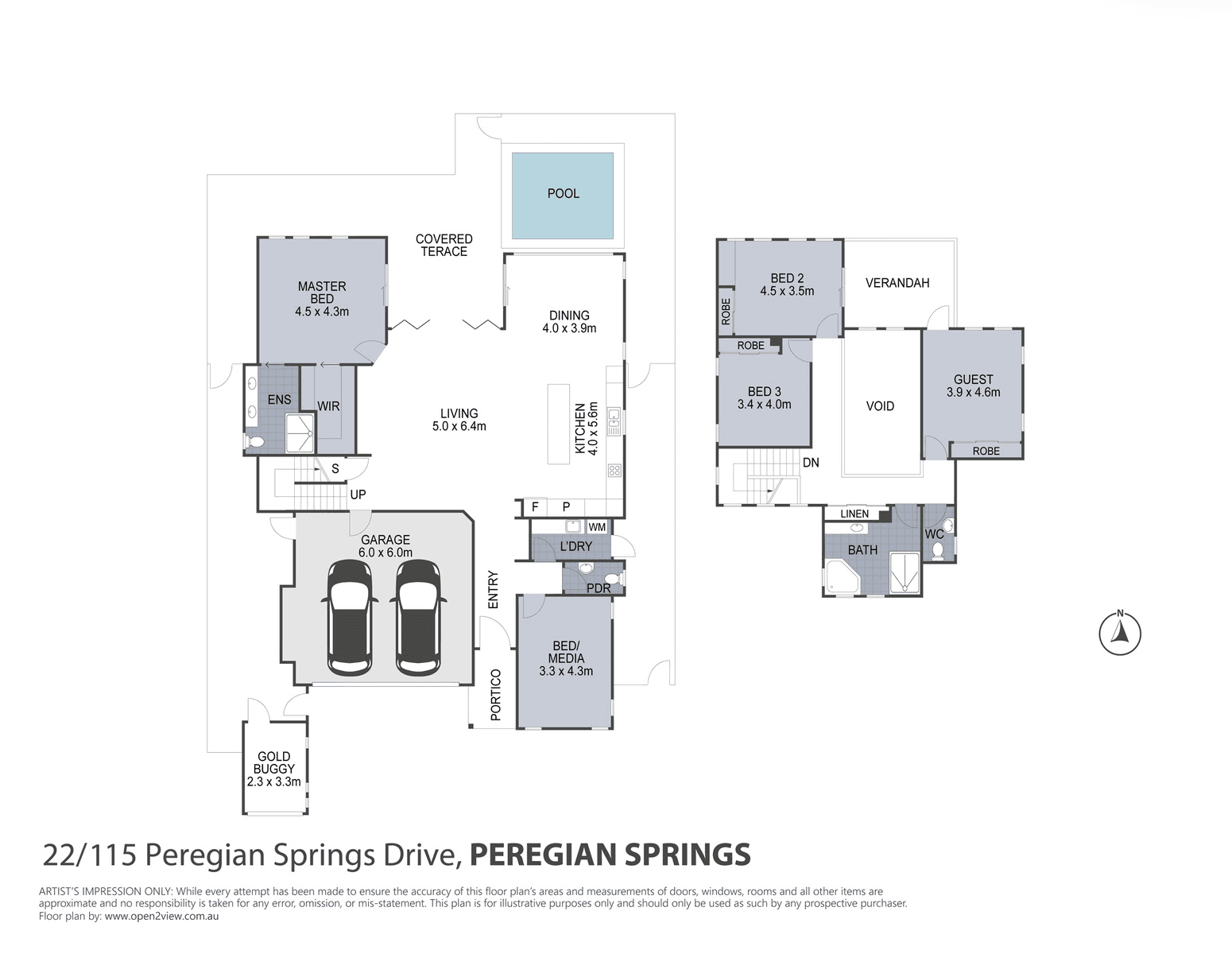 22/115 Peregian Springs Drive, PEREGIAN SPRINGS, QLD 4573