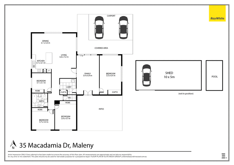 35 Macadamia Drive, MALENY, QLD 4552