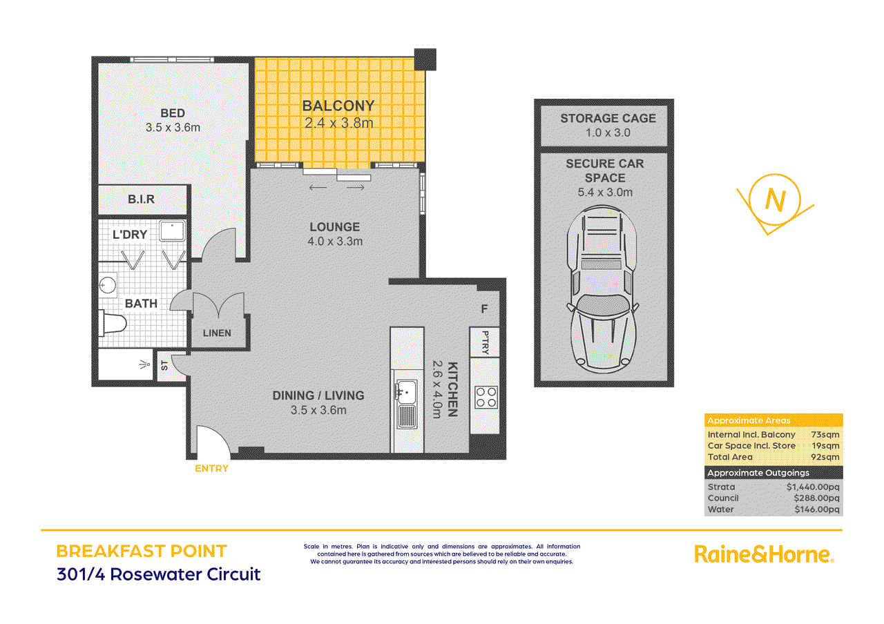 301/4 Rosewater Circuit, BREAKFAST POINT, NSW 2137