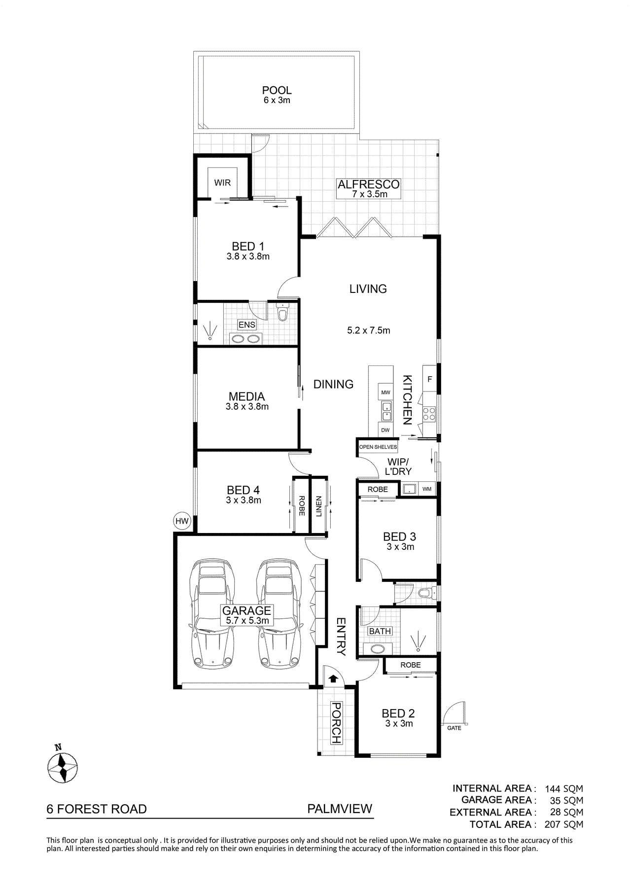 6 Forest Road, PALMVIEW, QLD 4553