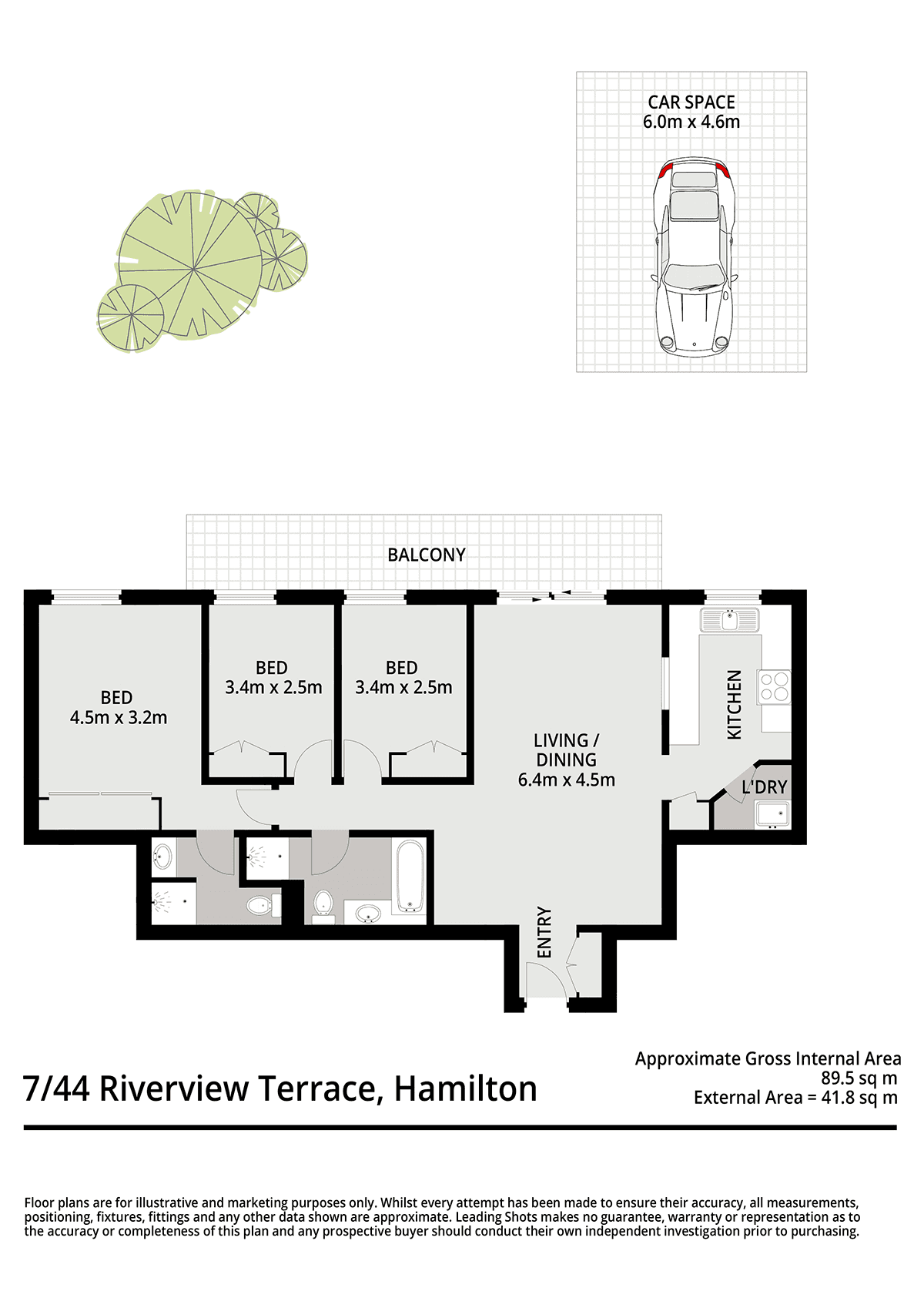 7/44 Riverview Terrace, HAMILTON, QLD 4007