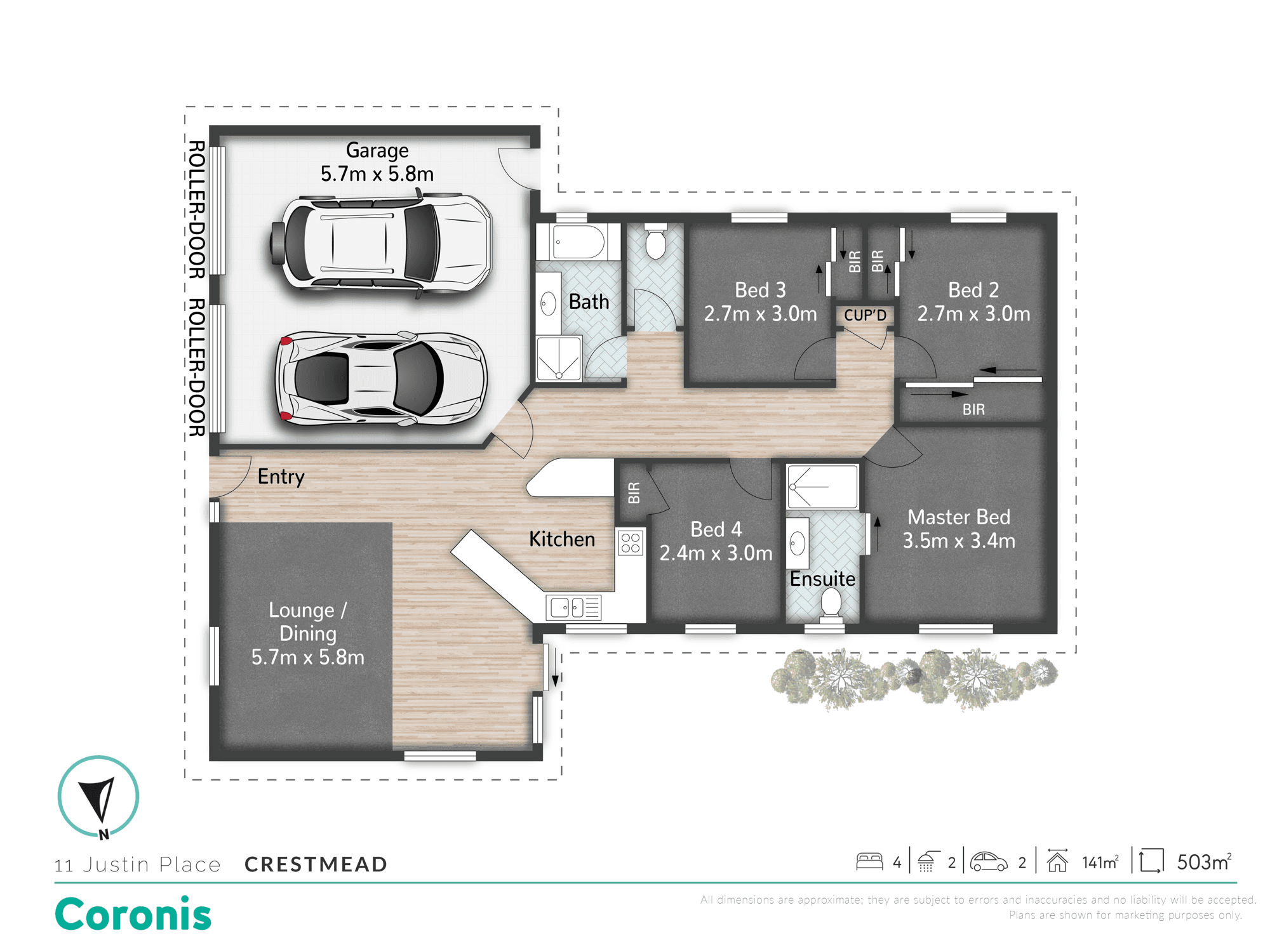 11 Justin Place, CRESTMEAD, QLD 4132