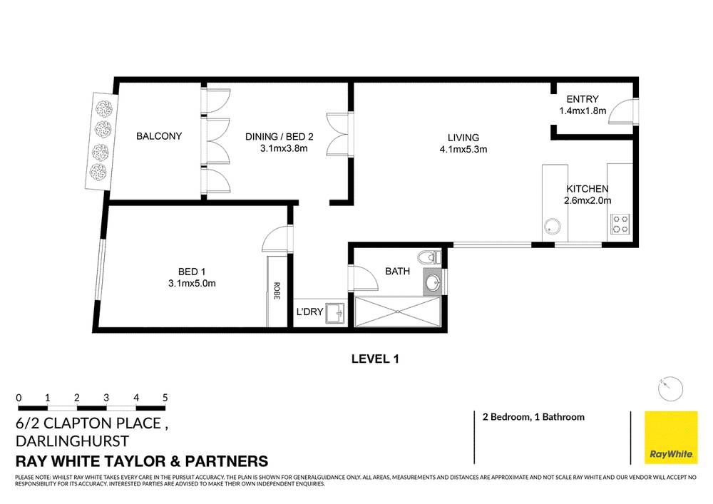 6/2 Clapton Place, DARLINGHURST, NSW 2010