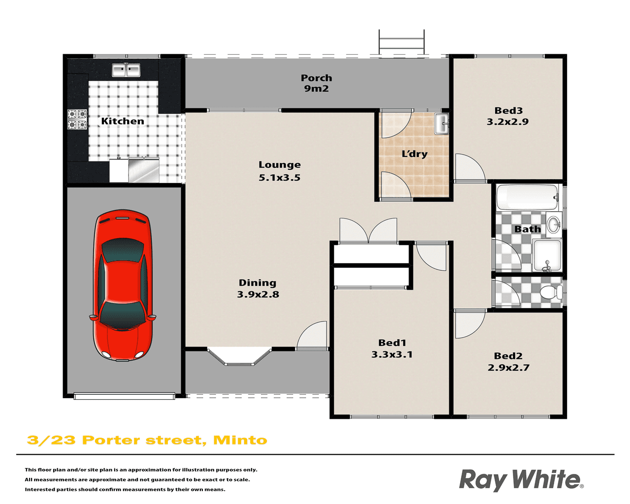 3/23 Porter Street, MINTO, NSW 2566