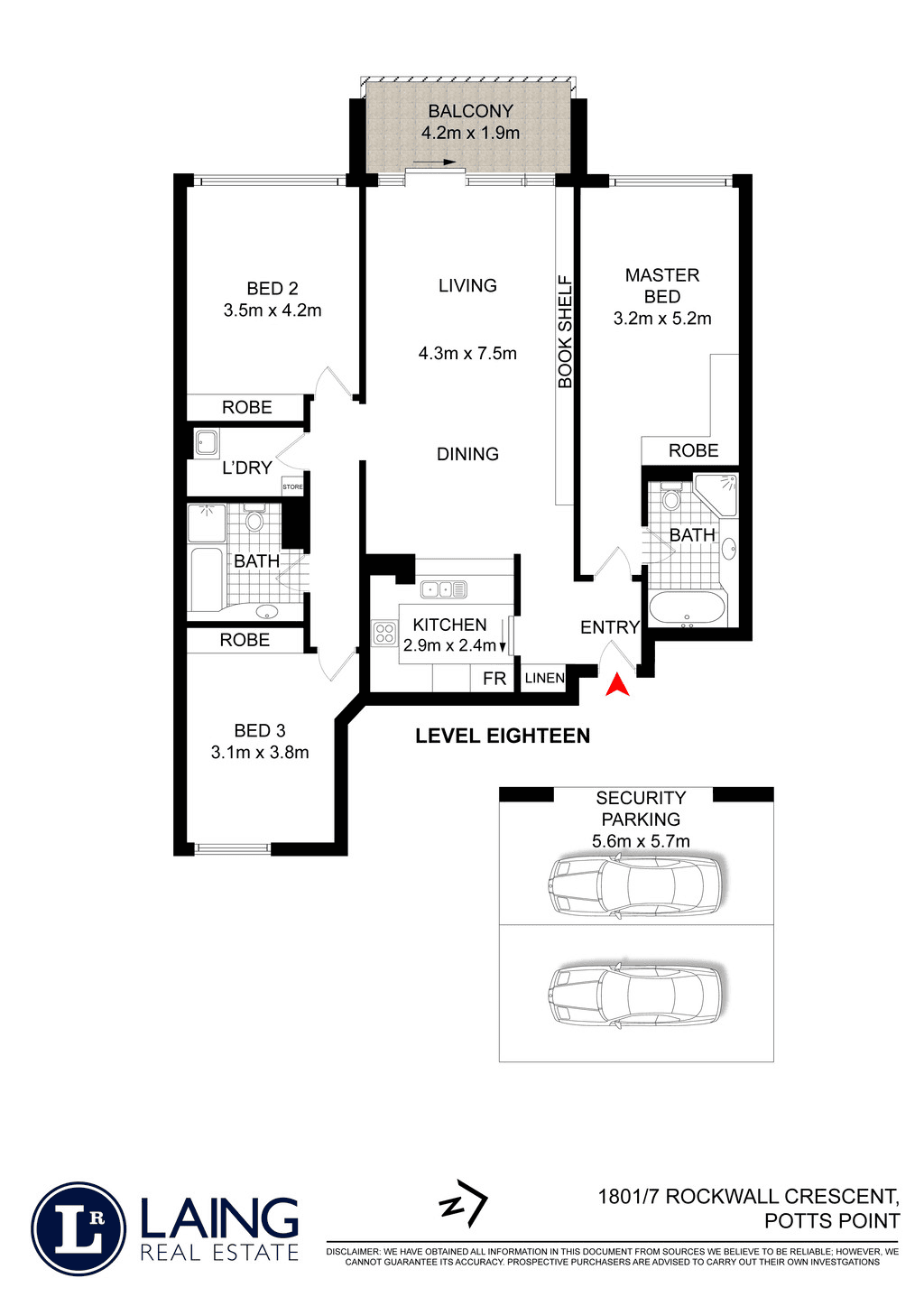 1801/7 Rockwall Crescent, POTTS POINT, NSW 2011