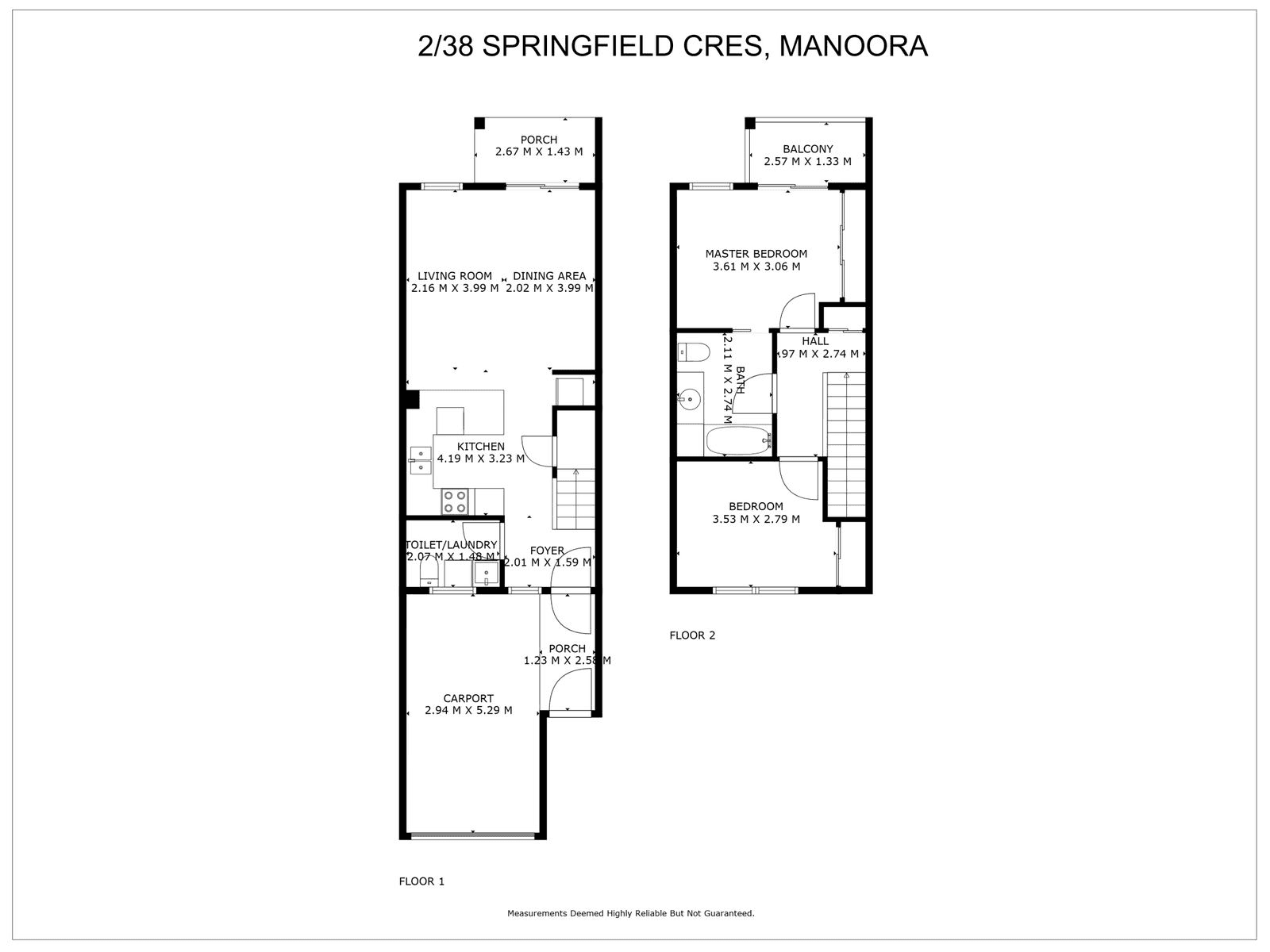 2/38 SPRINGFIELD CRESCENT, Manoora, QLD 4870