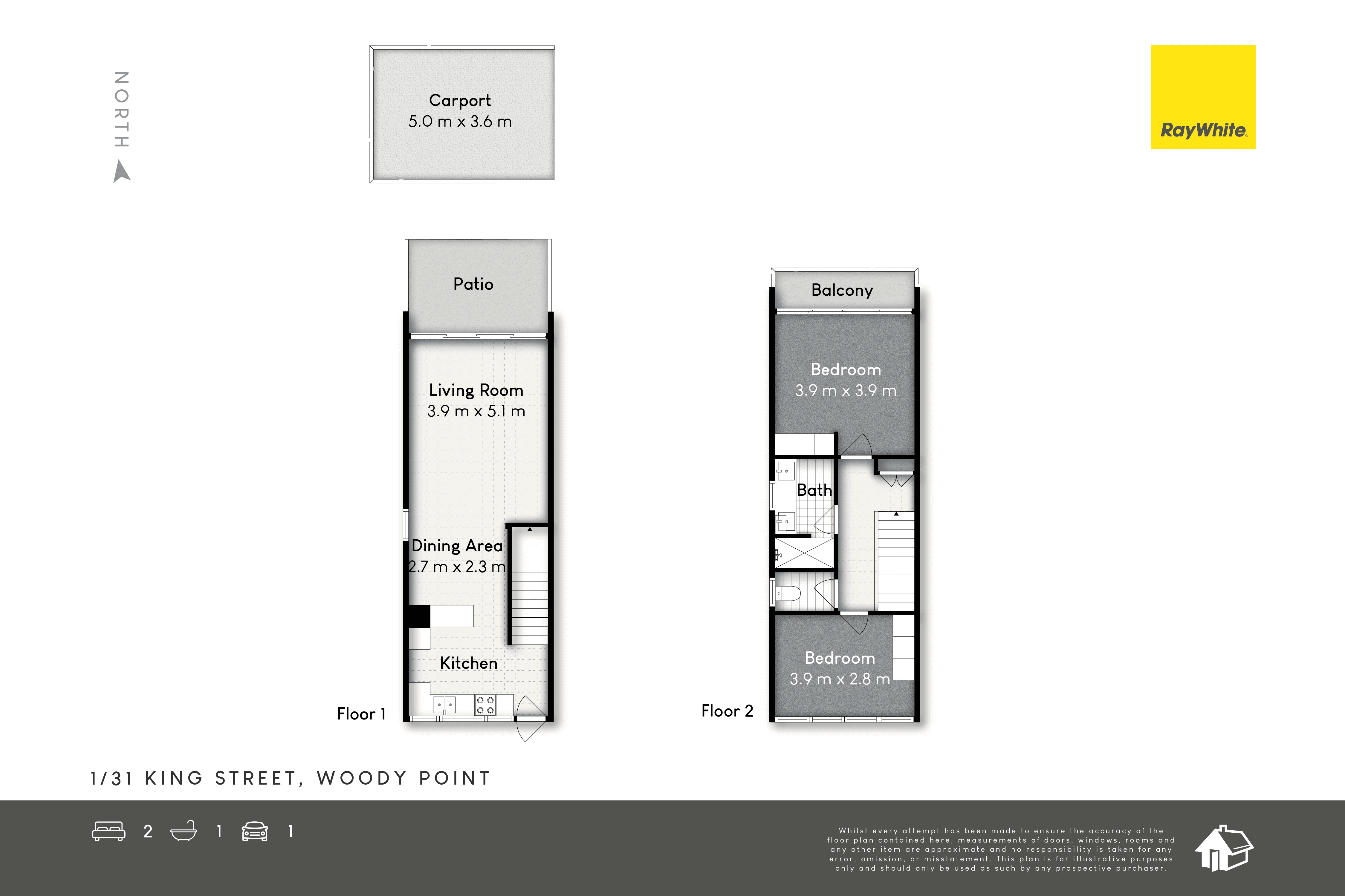 1/31 King Street, WOODY POINT, QLD 4019