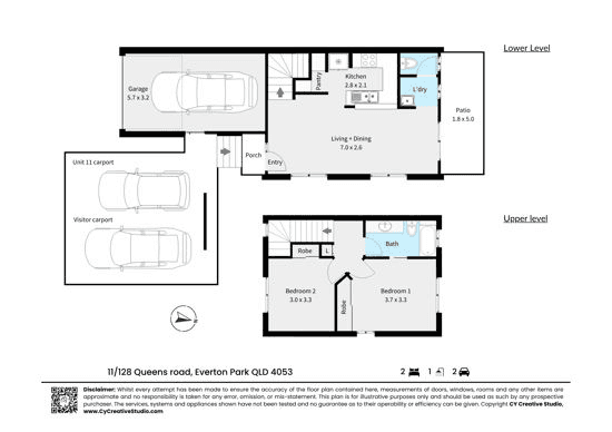 11/128 Queens Road, EVERTON PARK, QLD 4053