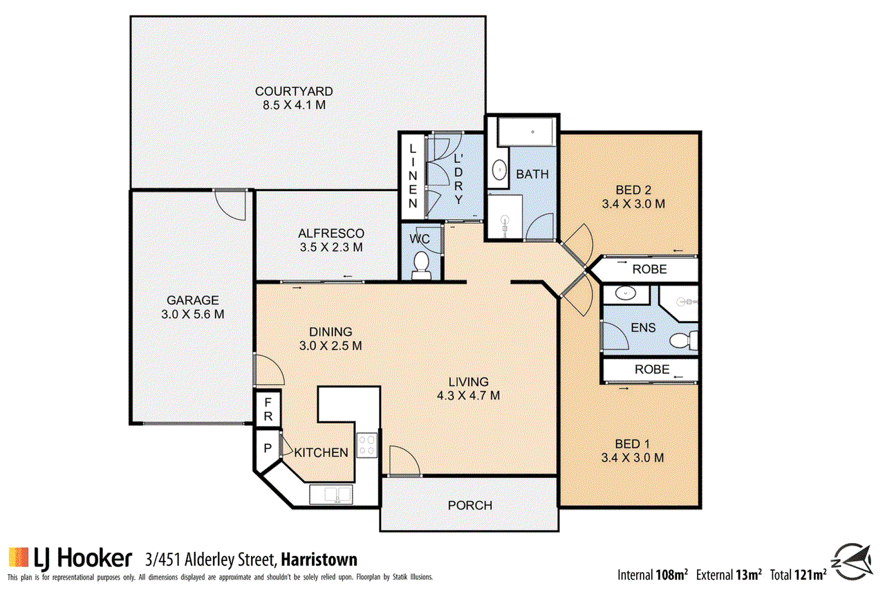 3/451 Alderley Street, HARRISTOWN, QLD 4350