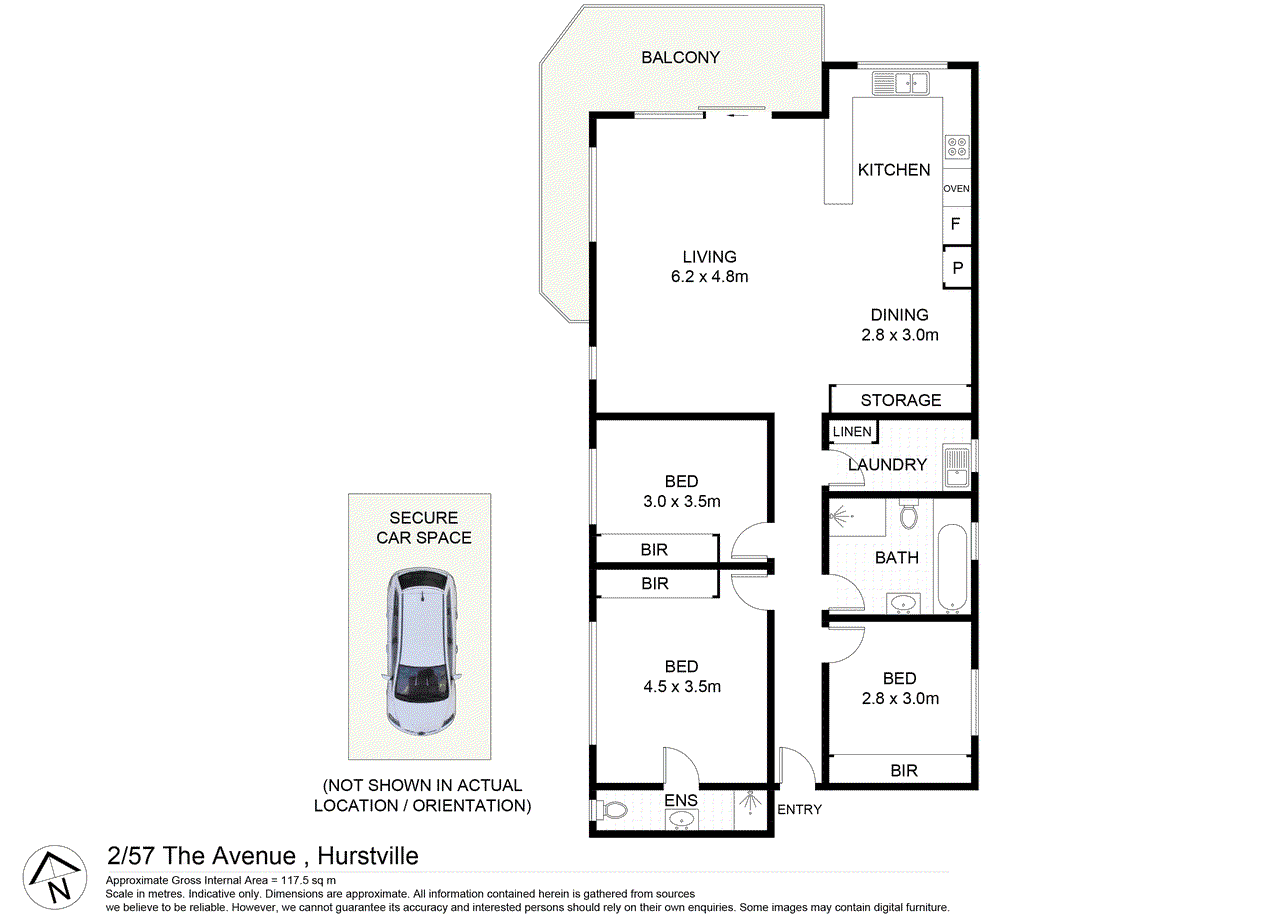 2/57 The Avenue, HURSTVILLE, NSW 2220