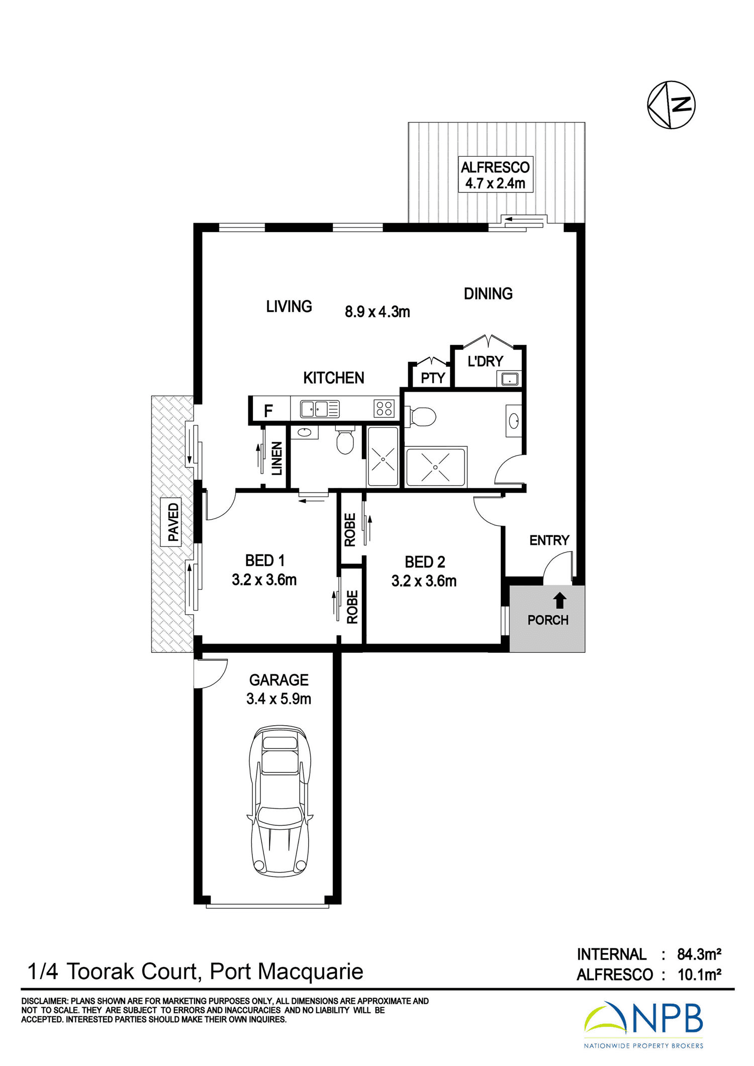 1/4 Toorak Court, PORT MACQUARIE, NSW 2444