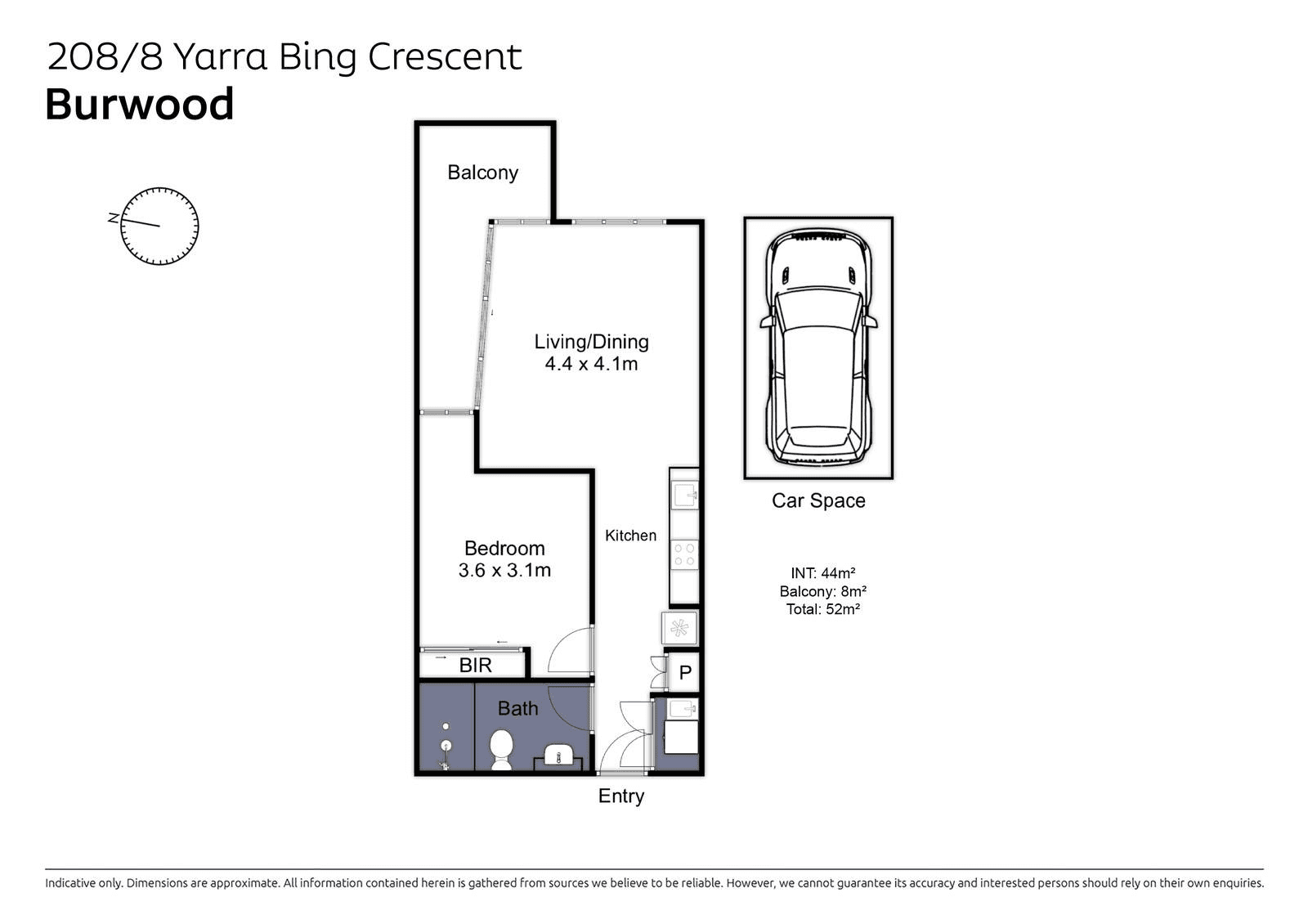 208/8 Yarra Bing Crescent, Burwood, VIC 3125