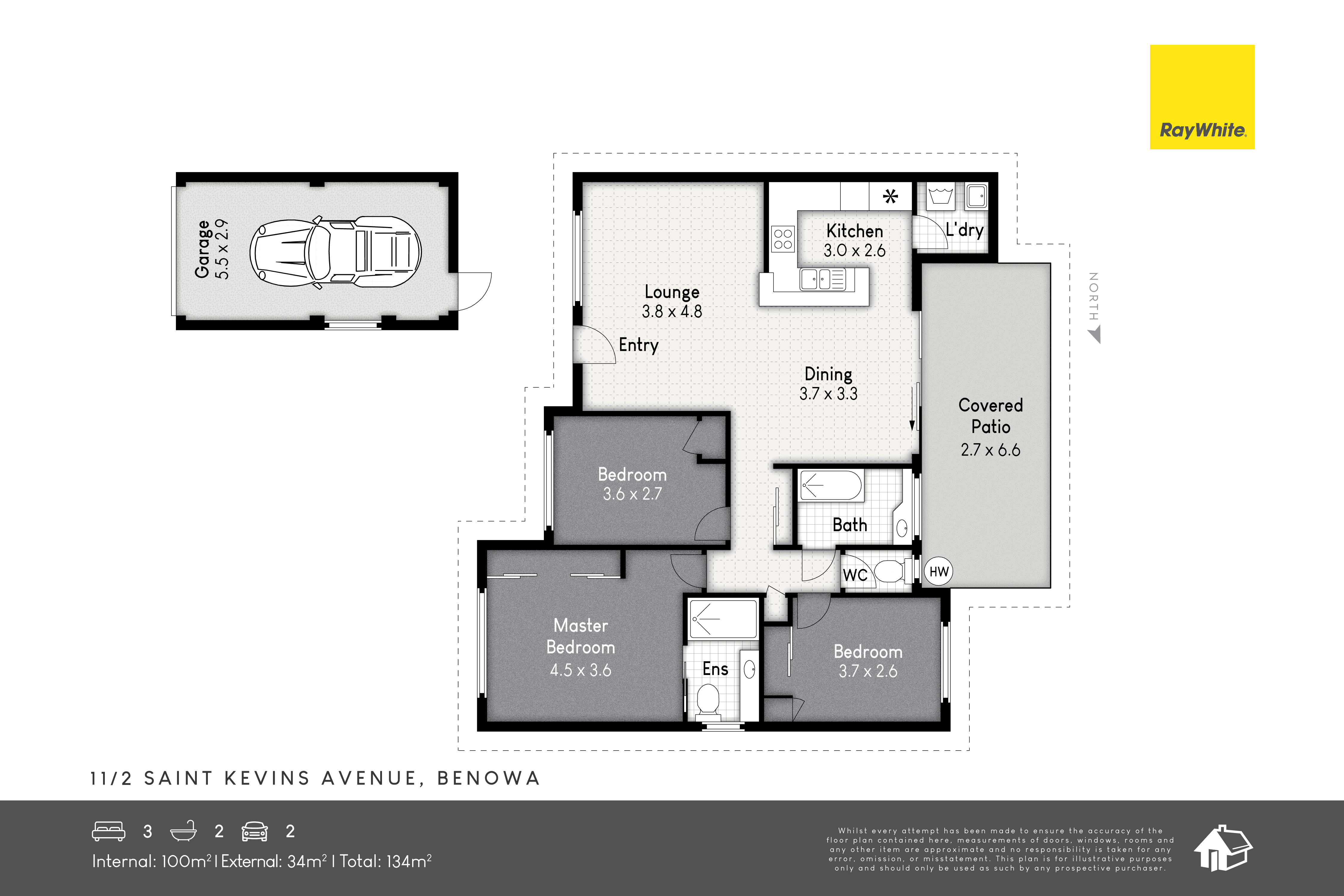 11/2 St Kevins Avenue, BENOWA, QLD 4217