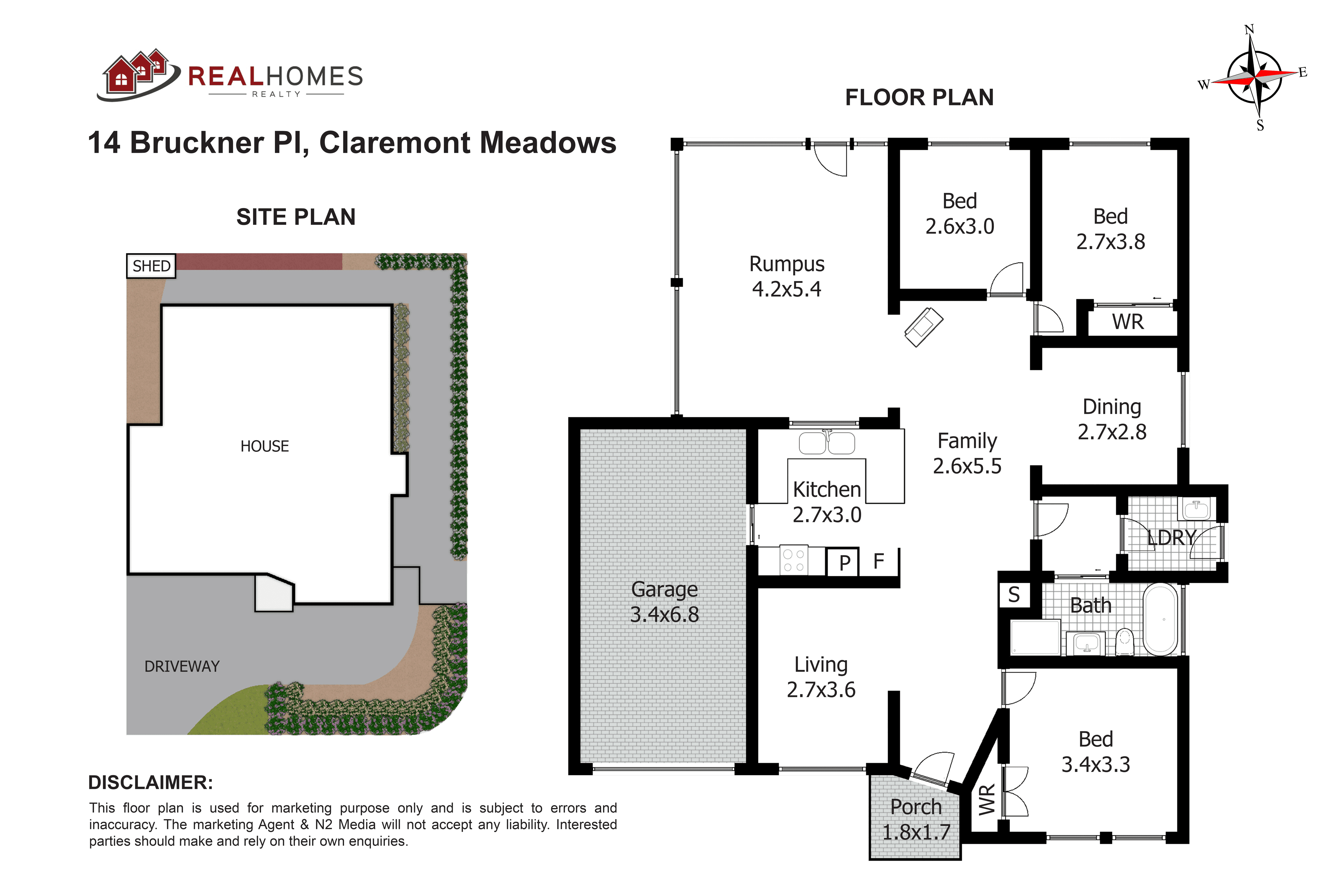 14 Bruckner Place, CLAREMONT MEADOWS, NSW 2747