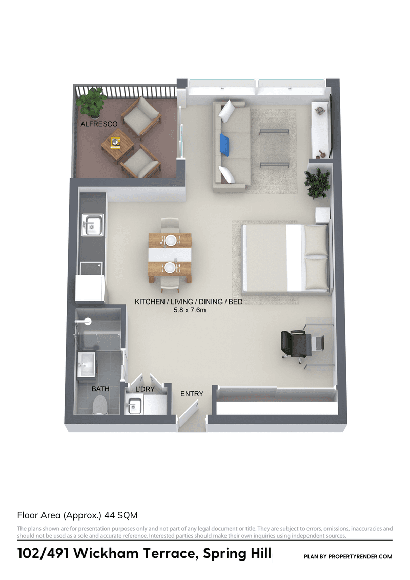 102/491 Wickham Terrace, SPRING HILL, QLD 4000