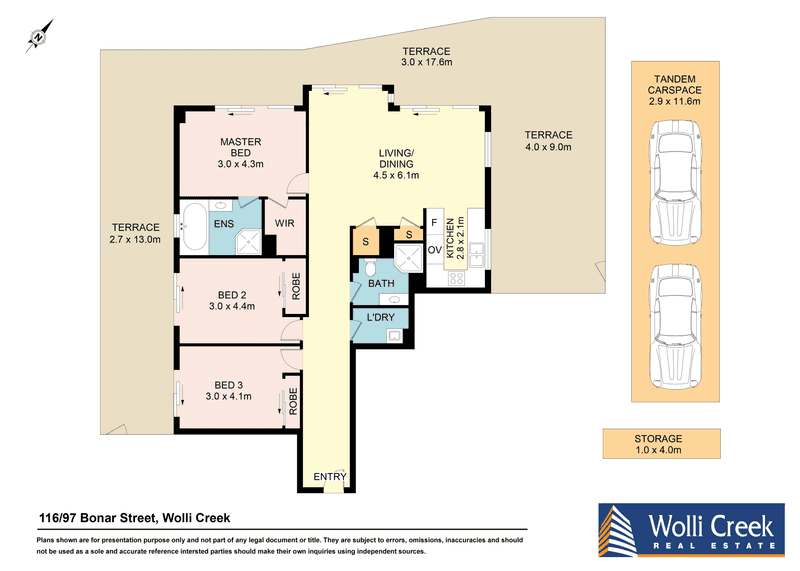 116/97 Bonar Street, WOLLI CREEK, NSW 2205