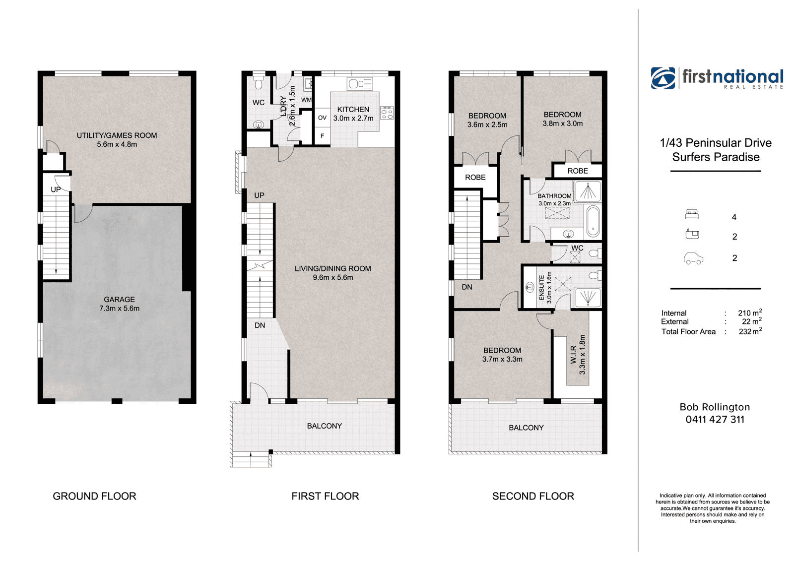 1/43 Peninsular Drive, Surfers Paradise, QLD 4217