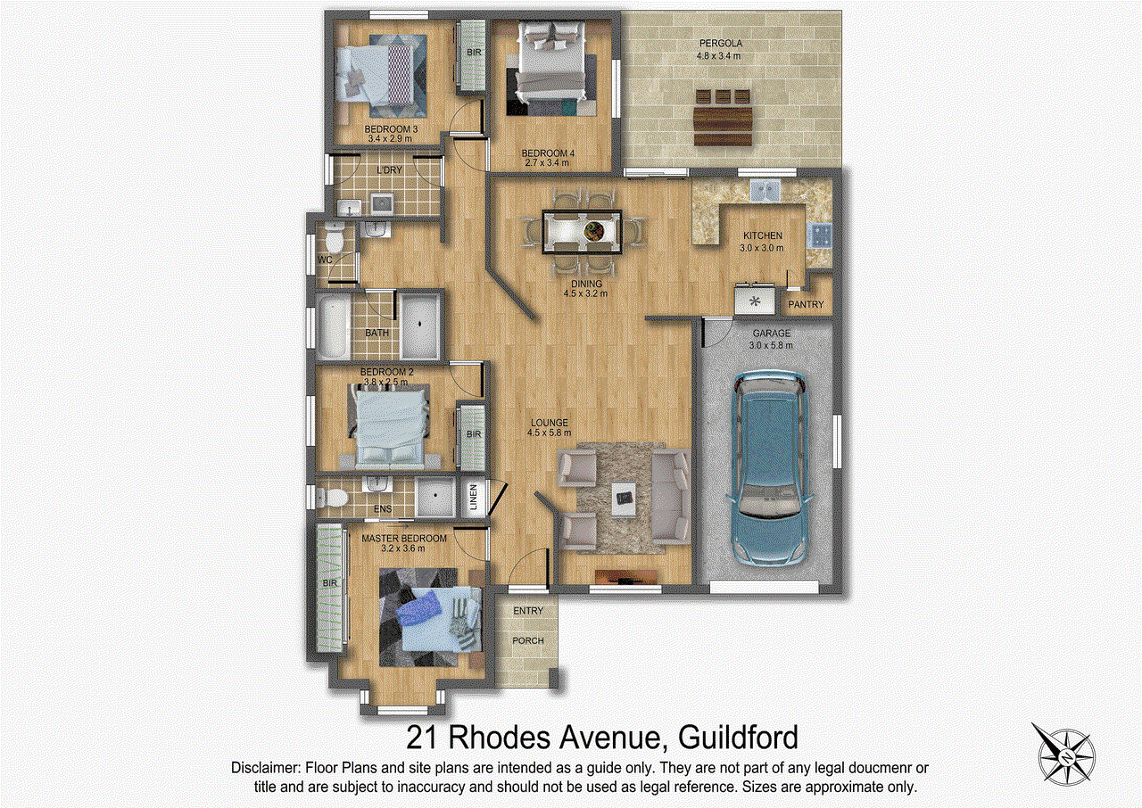 21 Rhodes Avenue, GUILDFORD, NSW 2161