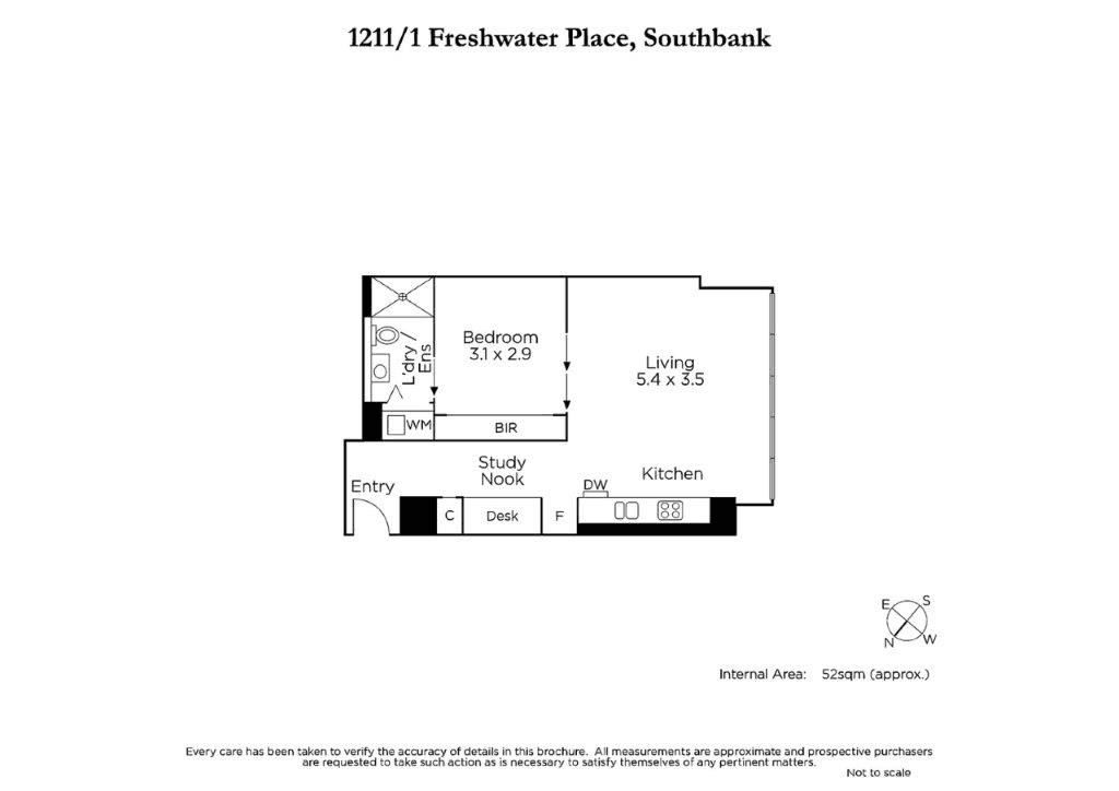 1211/1 Freshwater Place, Southbank, VIC 3006