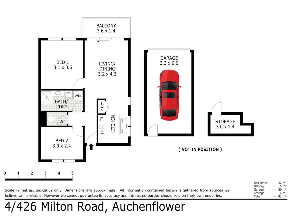 Apartment 4/426 Milton Road, AUCHENFLOWER, QLD 4066