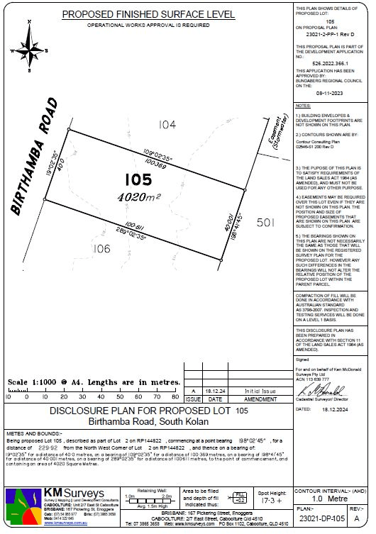 Lots 101-108 Birthamba Road, SOUTH KOLAN, QLD 4670