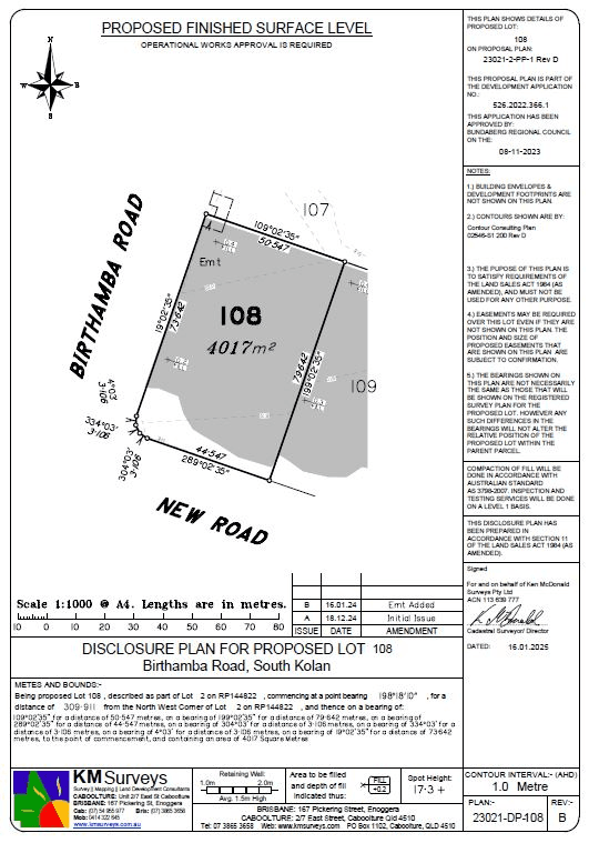 Lots 101-108 Birthamba Road, SOUTH KOLAN, QLD 4670