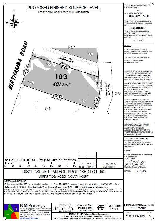 Lots 101-108 Birthamba Road, SOUTH KOLAN, QLD 4670
