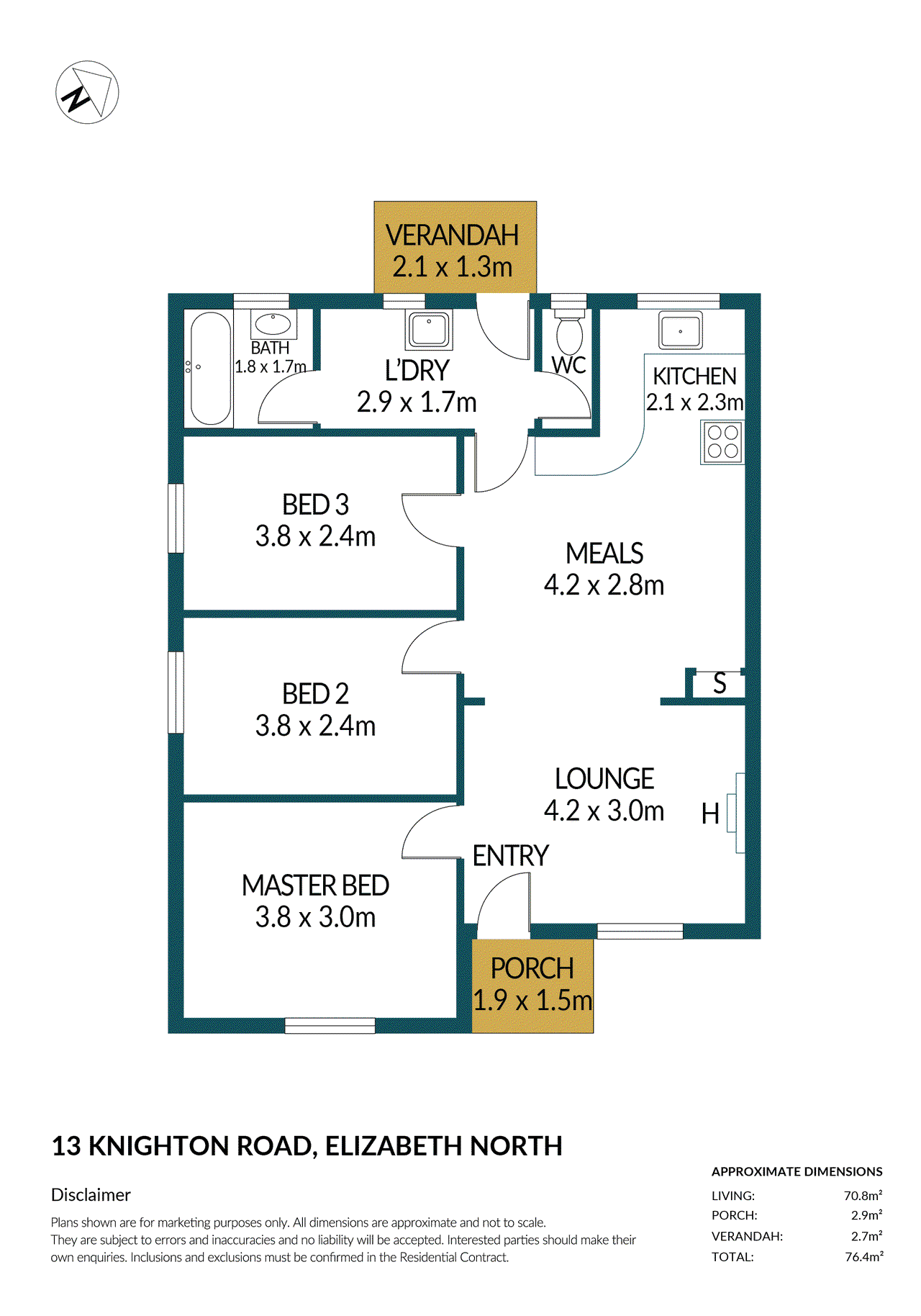 13 Knighton Road, ELIZABETH NORTH, SA 5113