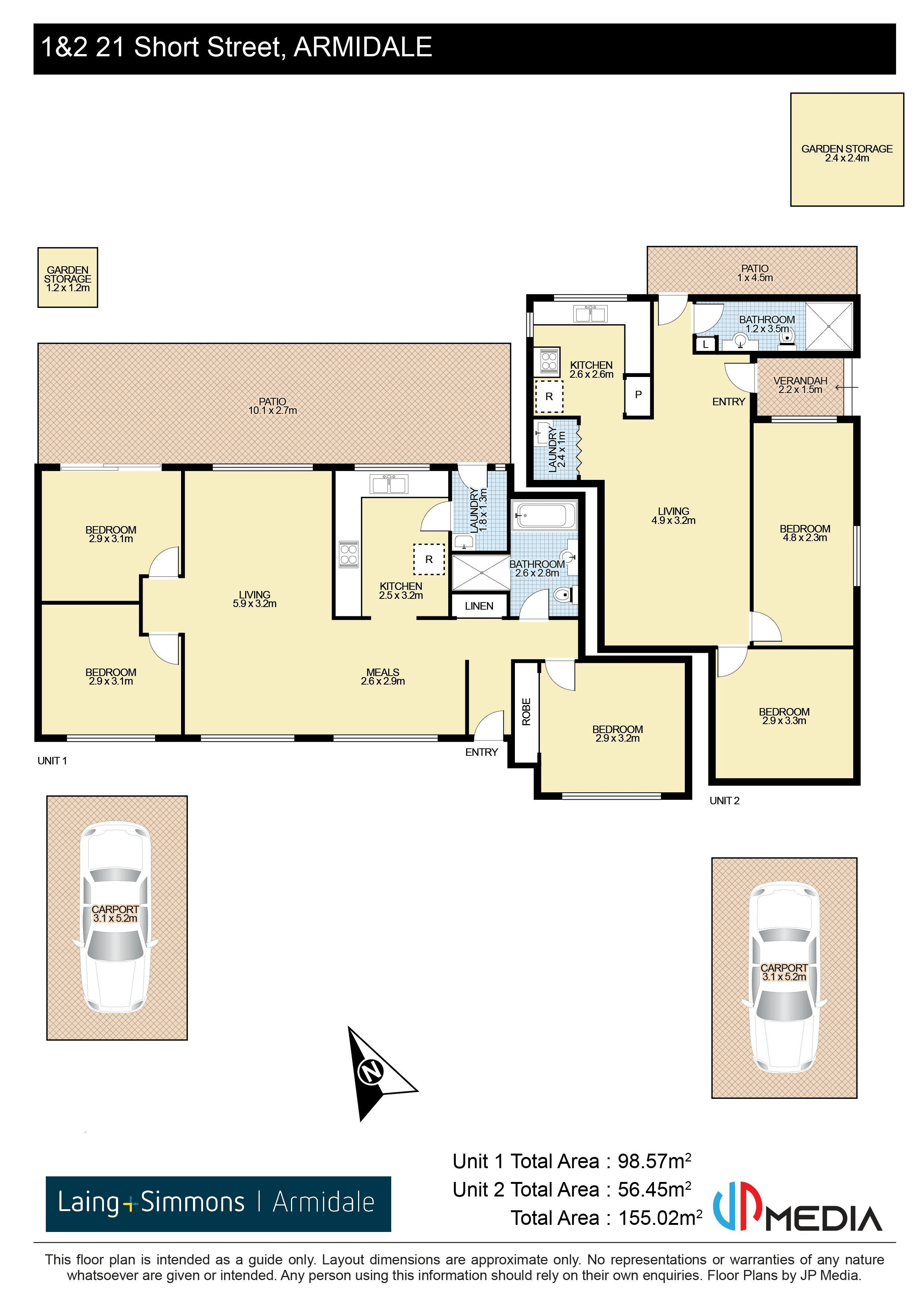 Unit 1 & 2/21 Short Street, Armidale, NSW 2350