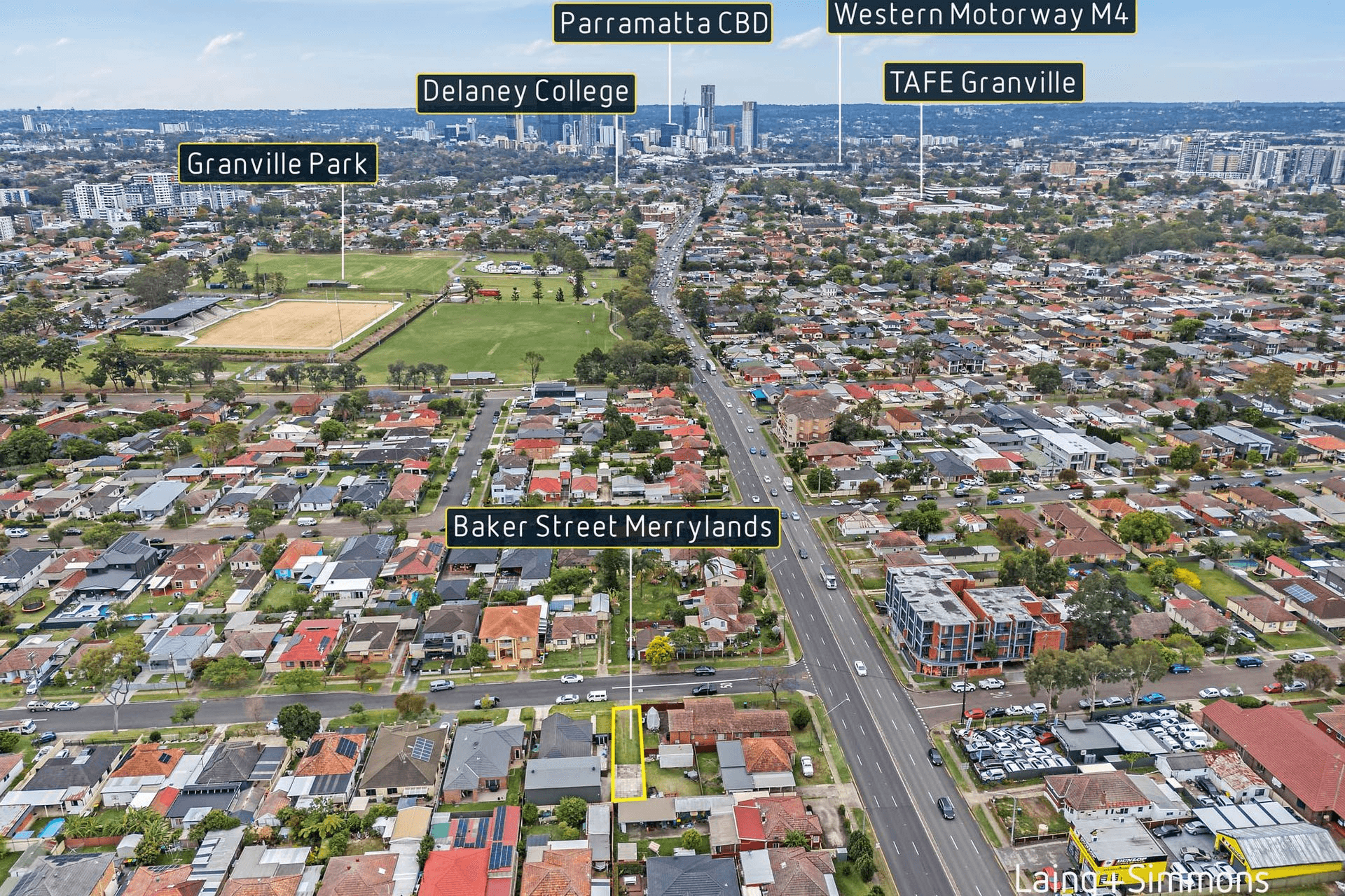 DP 1298824 Baker Street, Merrylands, NSW 2160