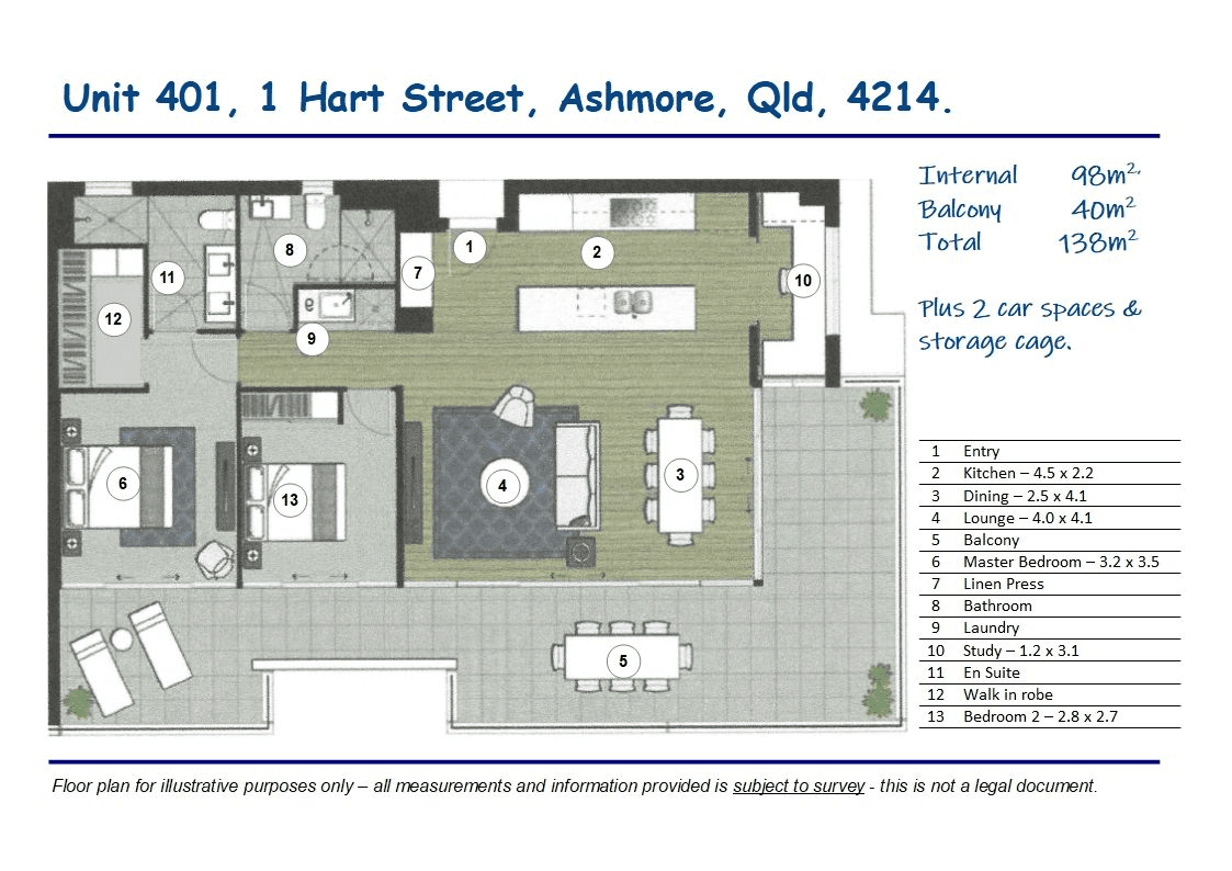 UNIT 401/1 HART STREET, ASHMORE, QLD 4214