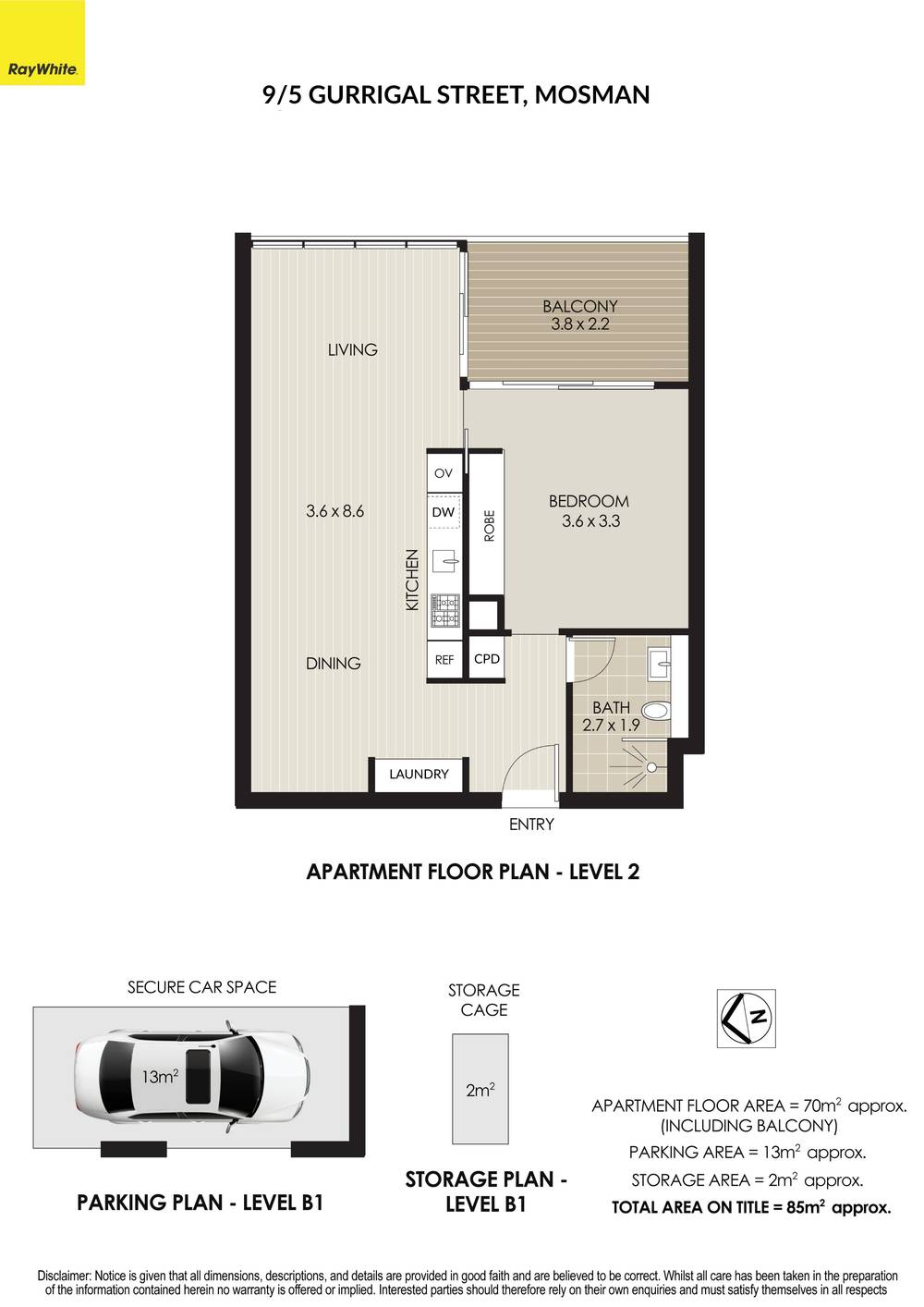 9/5 Gurrigal Street, MOSMAN, NSW 2088