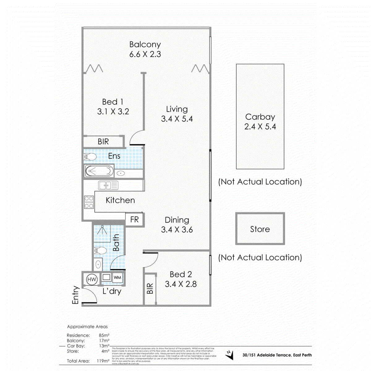 30/149-151 Adelaide Terrace, EAST PERTH, WA 6004